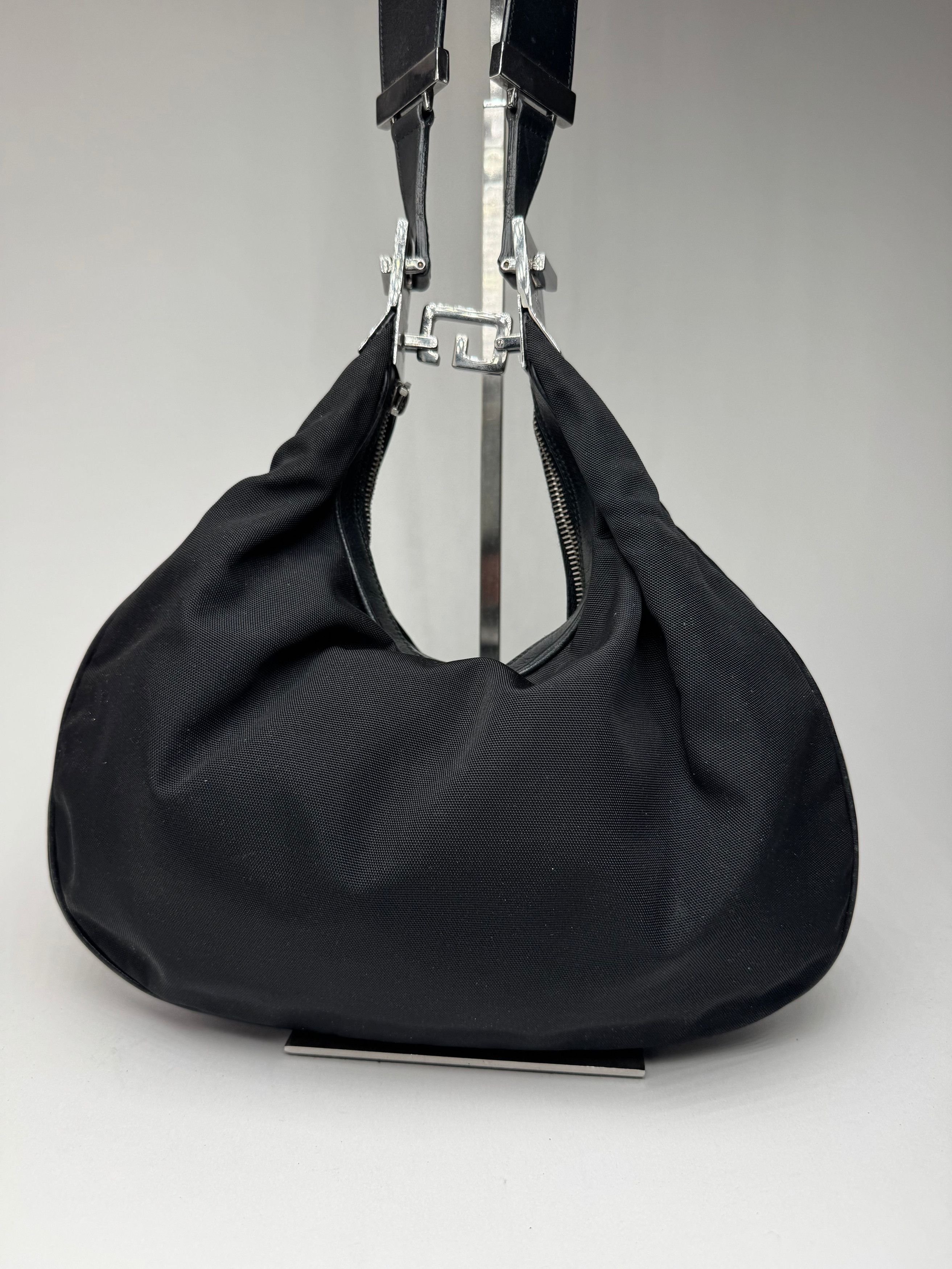 Gucci Vintage Tom Ford 2Way Handbag canvas leather black Size ONE SIZE - 5 Thumbnail