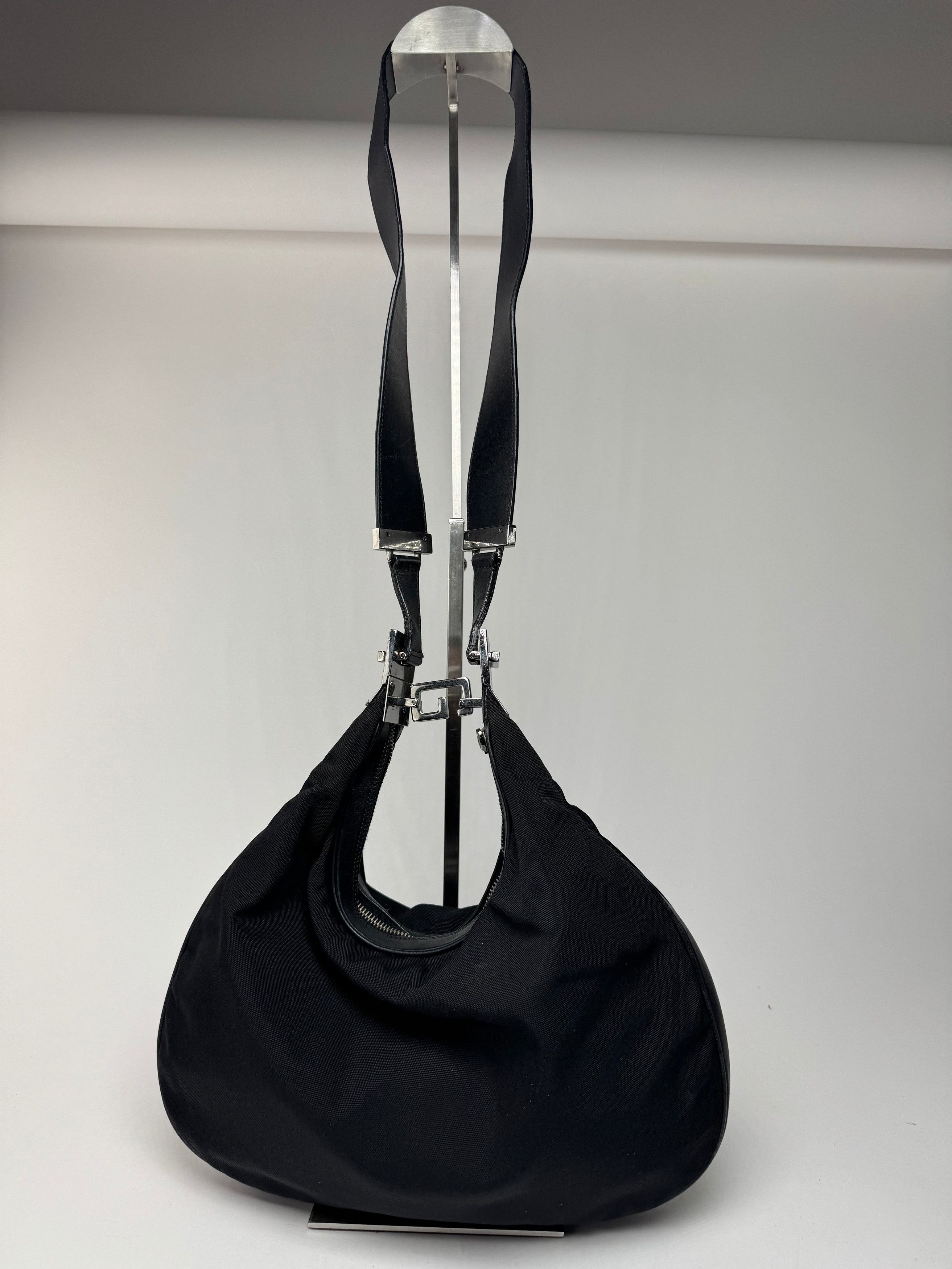 Gucci Vintage Tom Ford 2Way Handbag canvas leather black Size ONE SIZE - 9 Thumbnail
