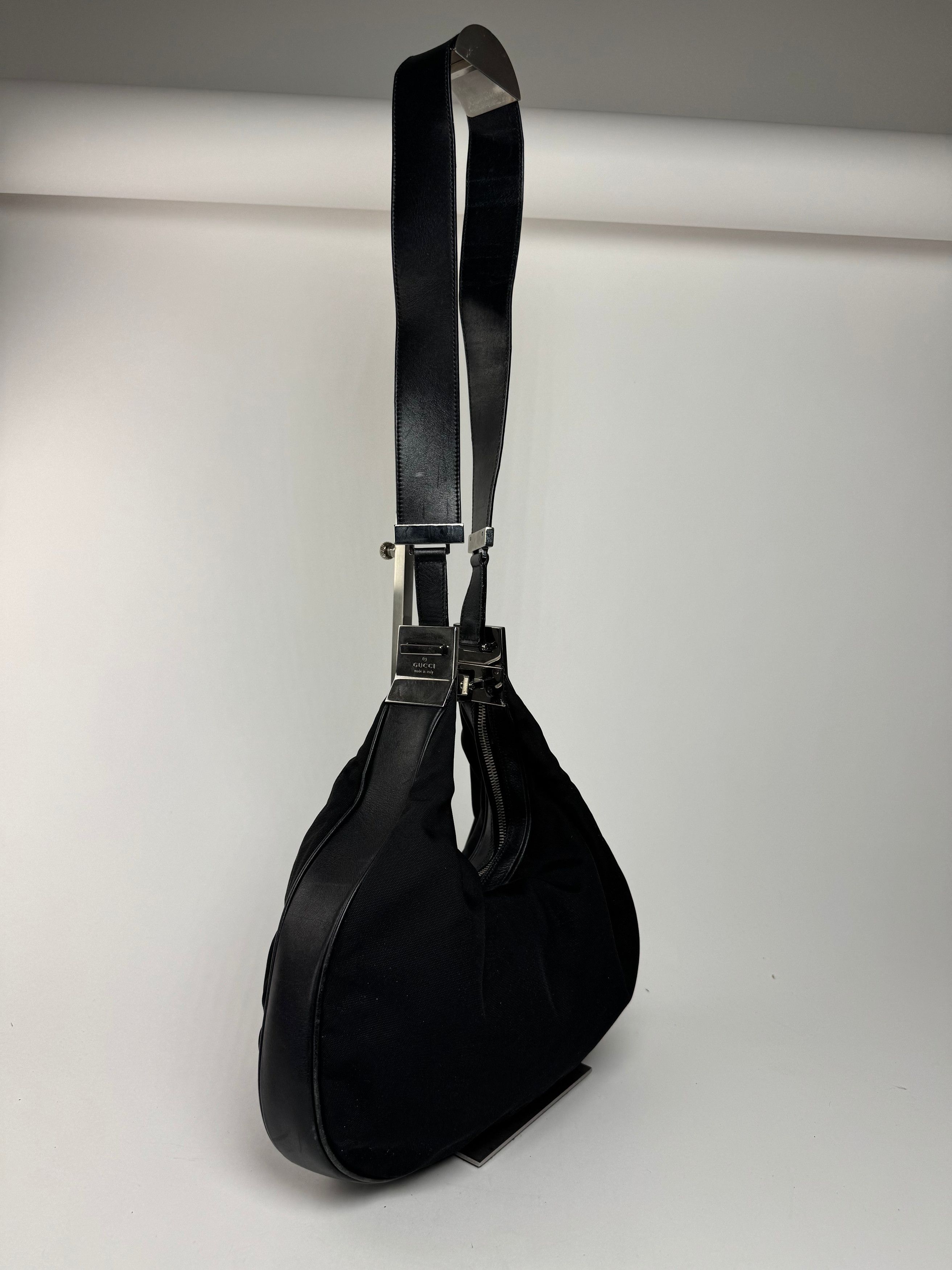Gucci Vintage Tom Ford 2Way Handbag canvas leather black Size ONE SIZE - 15 Thumbnail