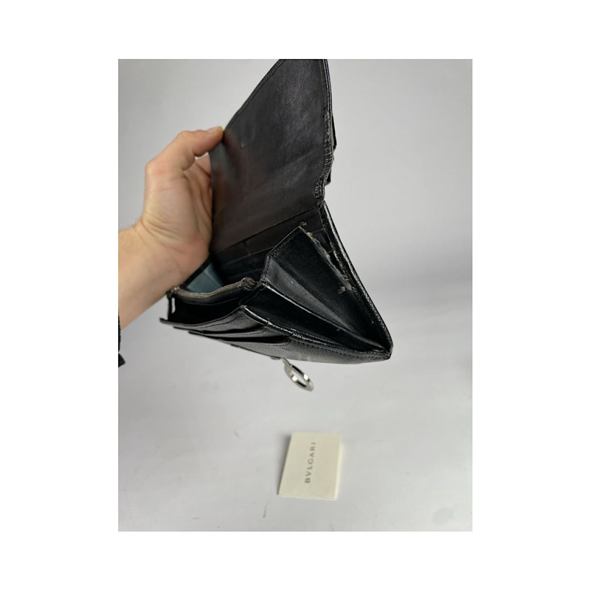 Bvlgari Serpenti Black Leather Wallet Size ONE SIZE - 4 Thumbnail