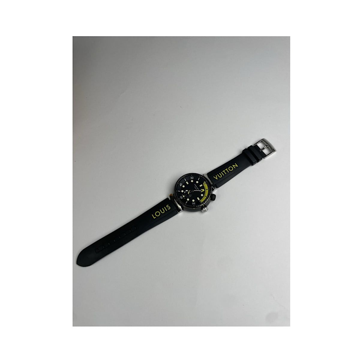 Louis Vuitton Tambour Black Steel Watche Size ONE SIZE - 5 Thumbnail
