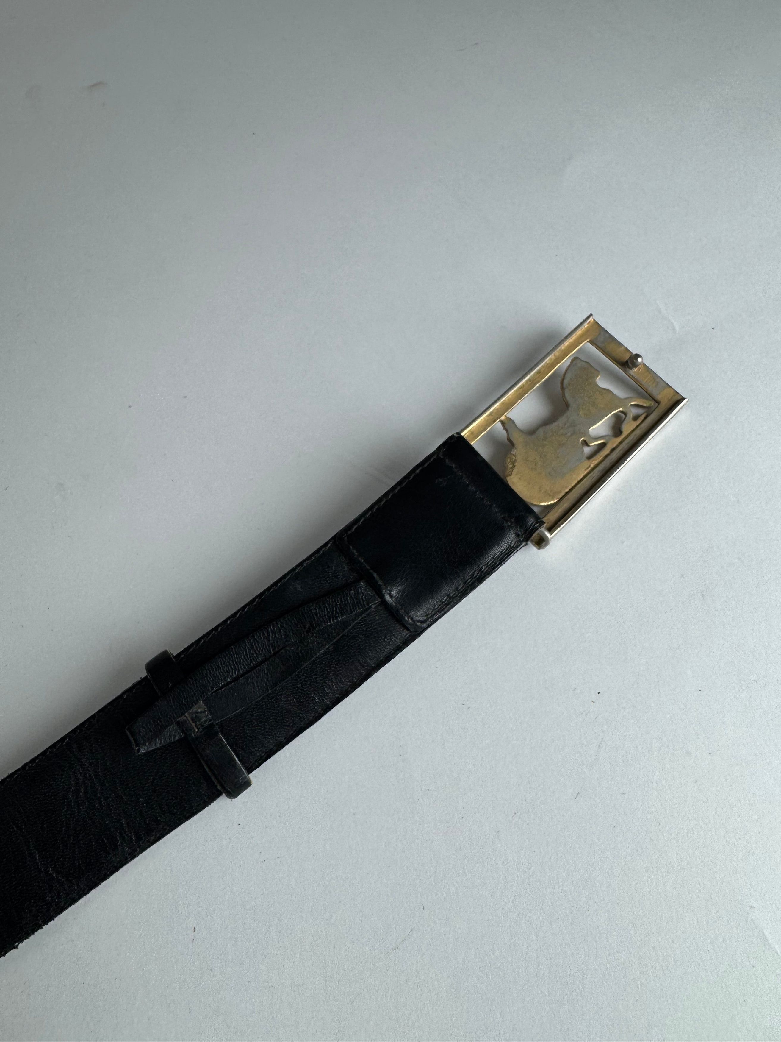 Celine Vintage Paris Triomphe Leather Belt Size ONE SIZE - 2 Thumbnail