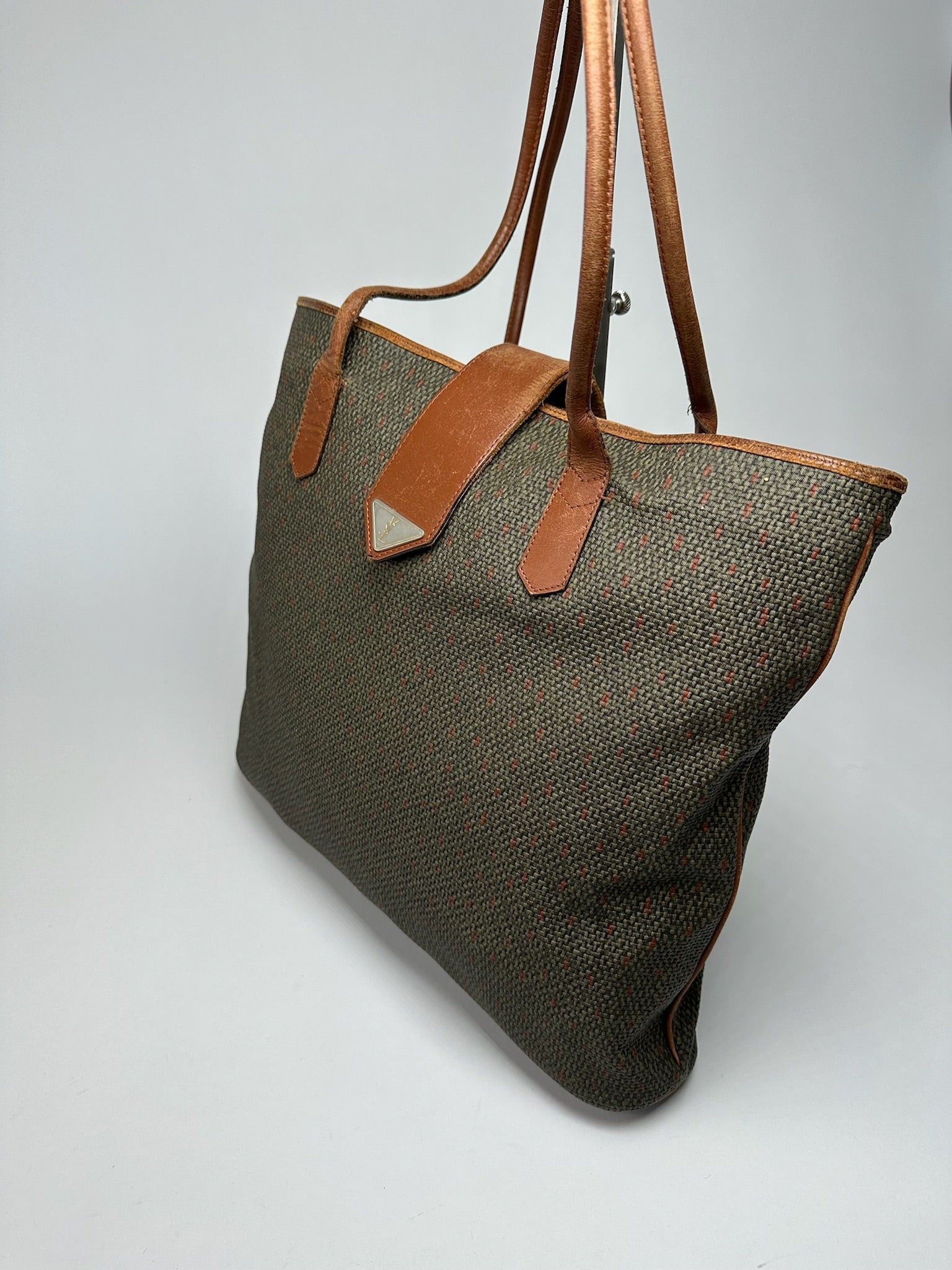 Other Vintage Yves Saint Laurent Handbag gray brown Size ONE SIZE - 14 Thumbnail