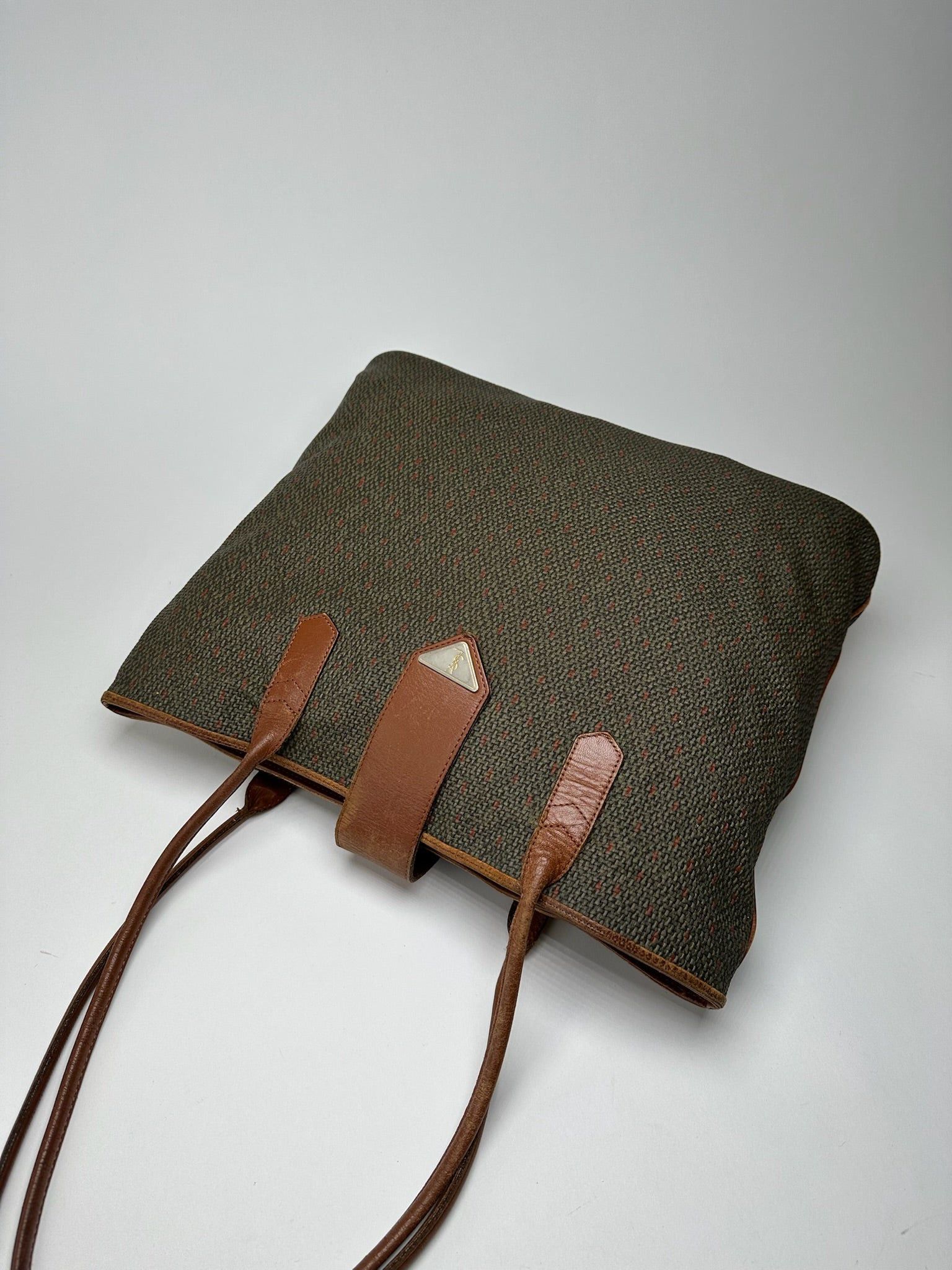 Other Vintage Yves Saint Laurent Handbag gray brown Size ONE SIZE - 13 Thumbnail