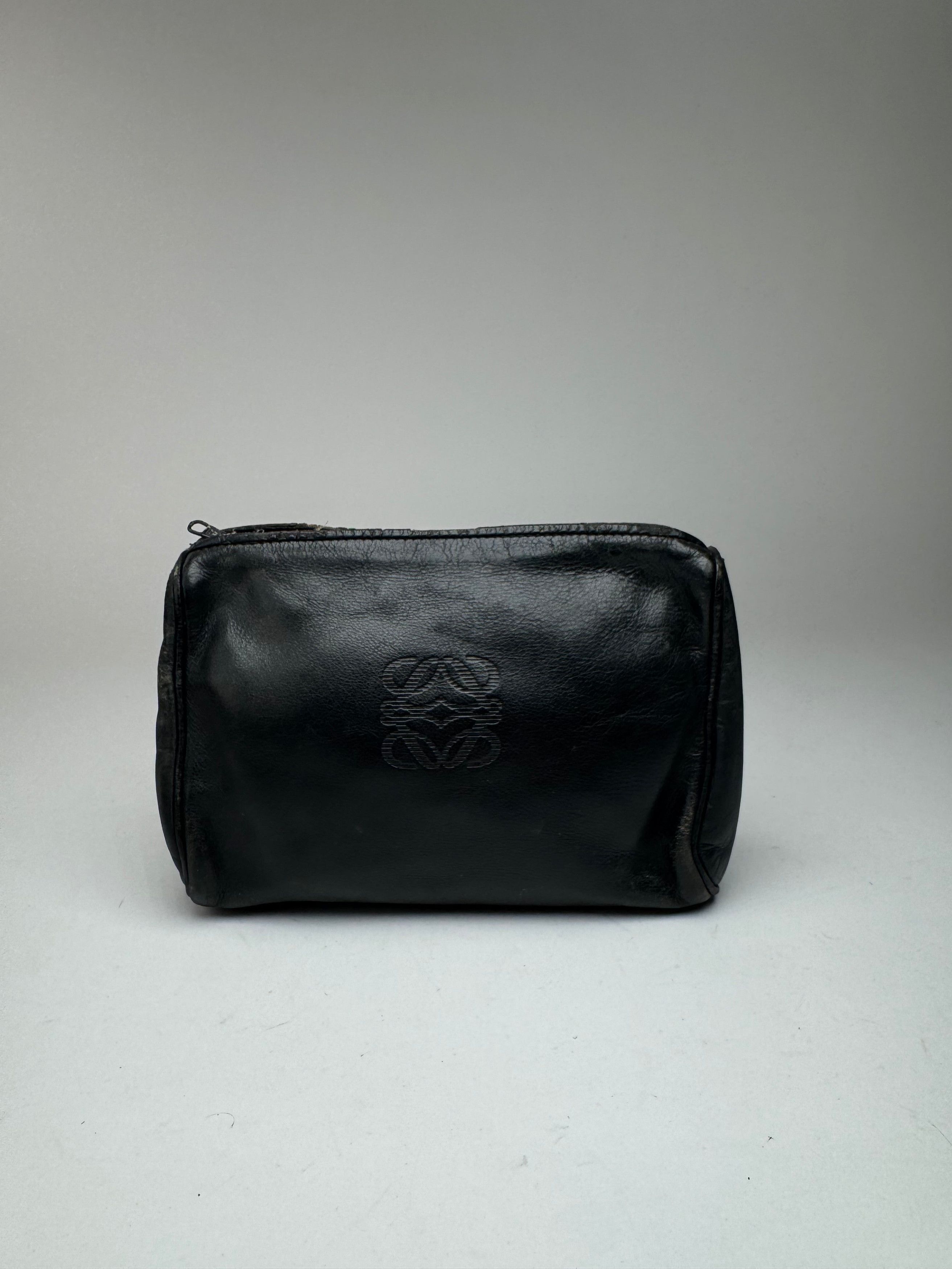 Loewe Vintage Madrid Leather clutch black Size ONE SIZE - 8 Thumbnail