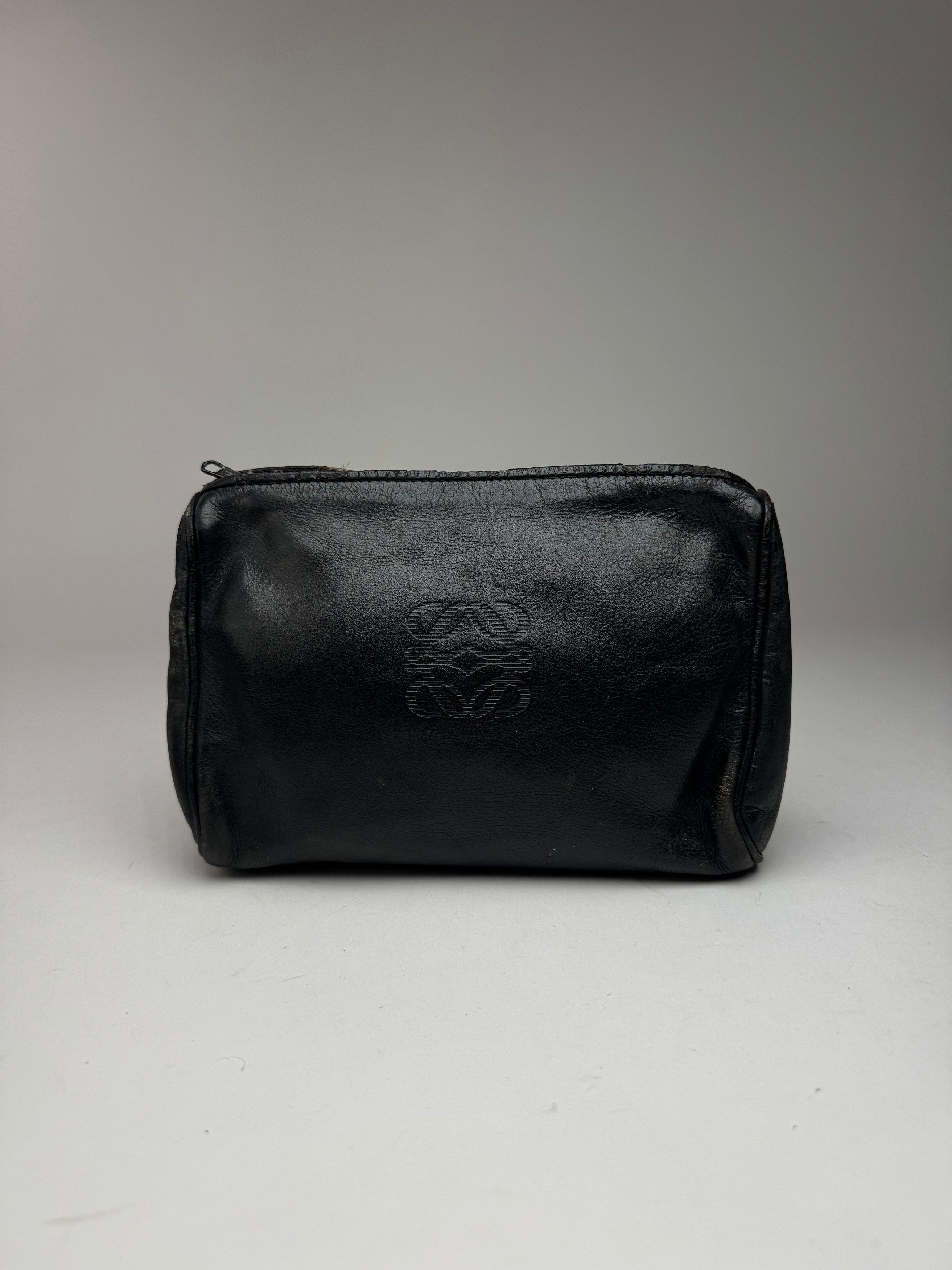 Loewe Vintage Madrid Leather clutch black Size ONE SIZE - 4 Thumbnail