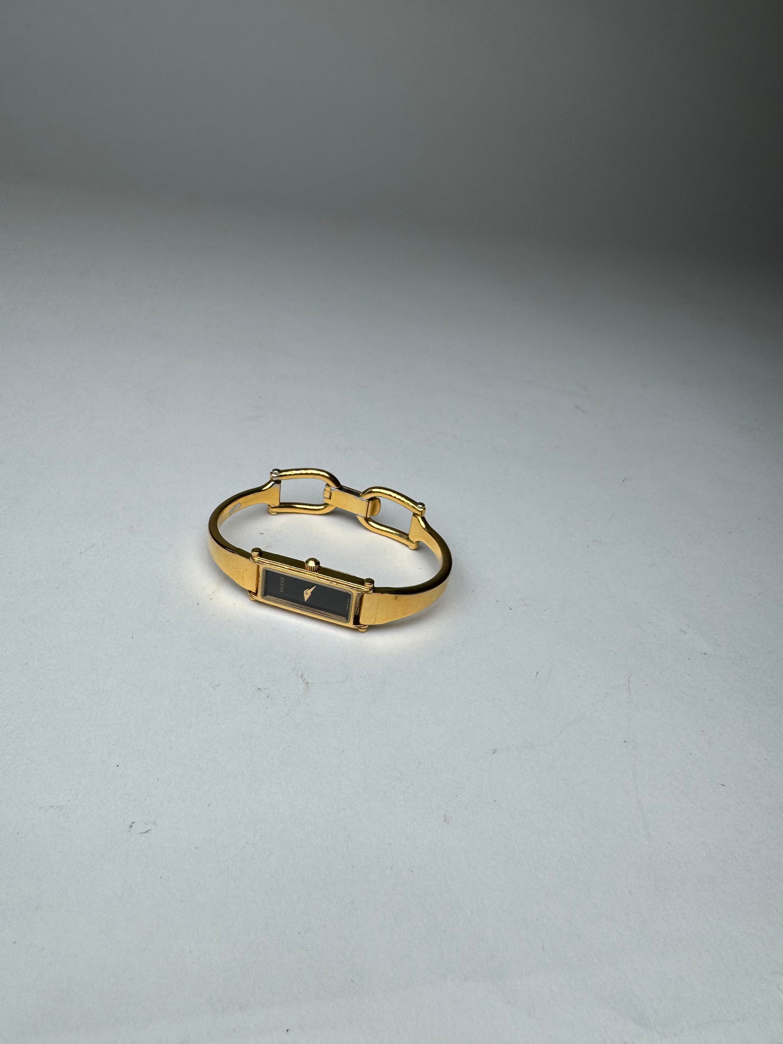 Gucci Vintage Horsebit Steel Watch golden Size ONE SIZE - 2 Thumbnail