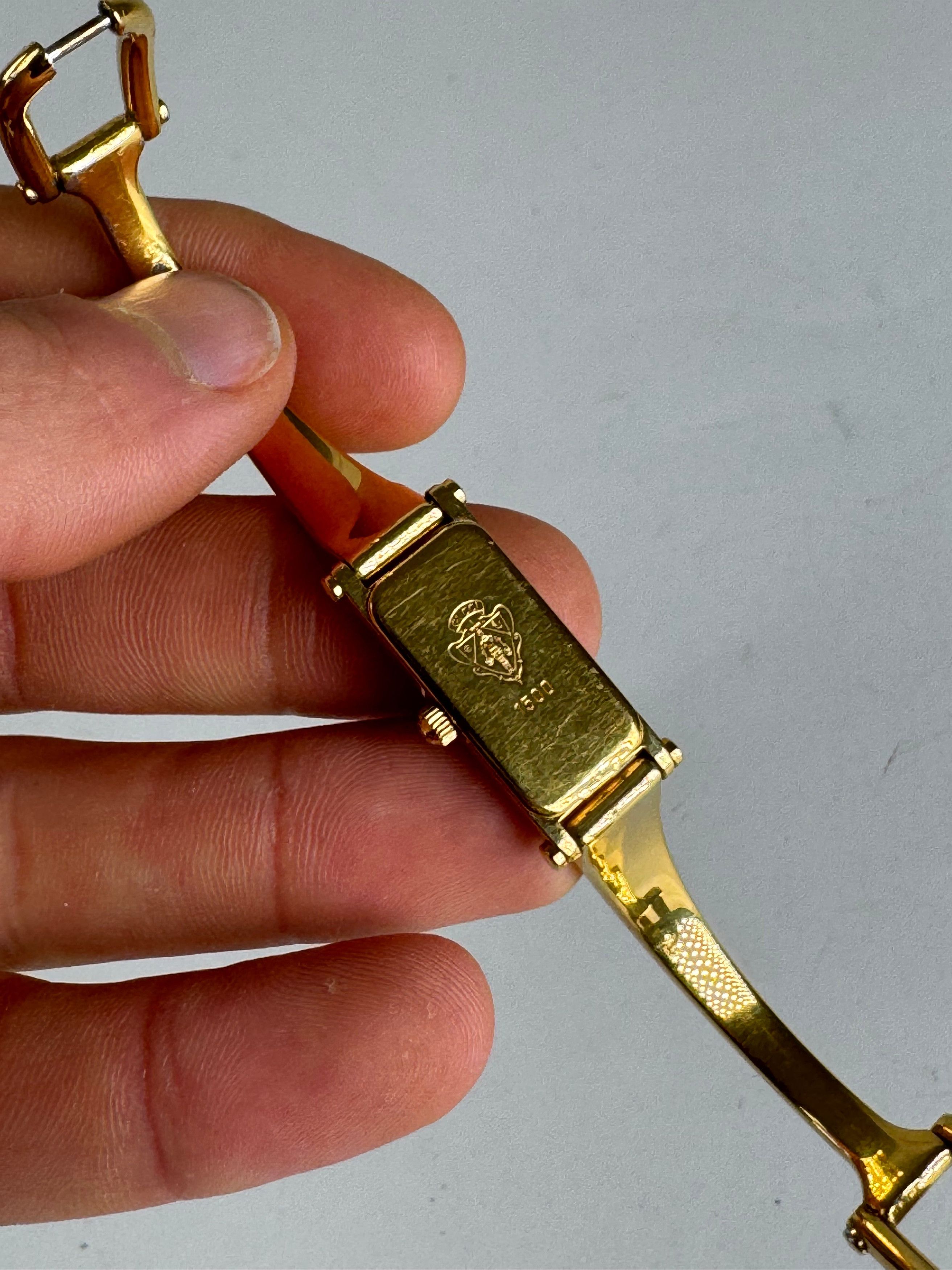 Gucci Vintage Horsebit Steel Watch golden Size ONE SIZE - 5 Thumbnail