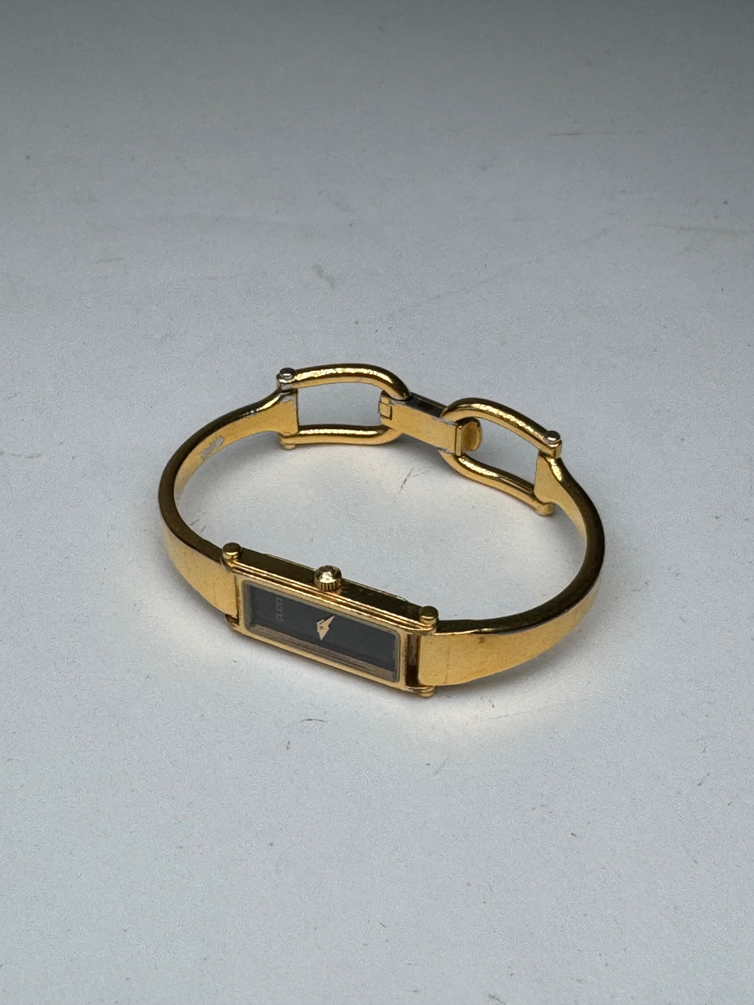 Gucci Vintage Horsebit Steel Watch golden Size ONE SIZE - 12 Thumbnail