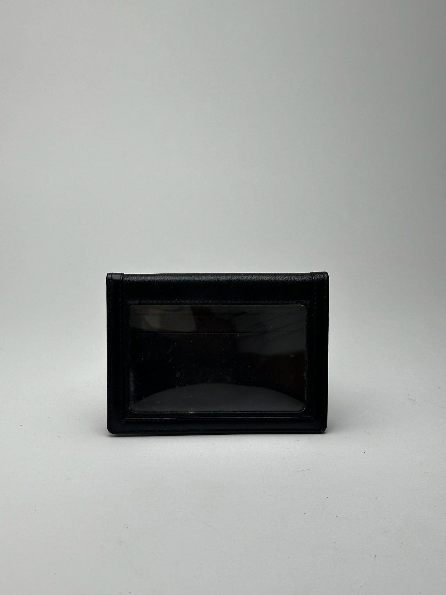 Dior Vintage leather card holder black Size ONE SIZE - 2 Thumbnail
