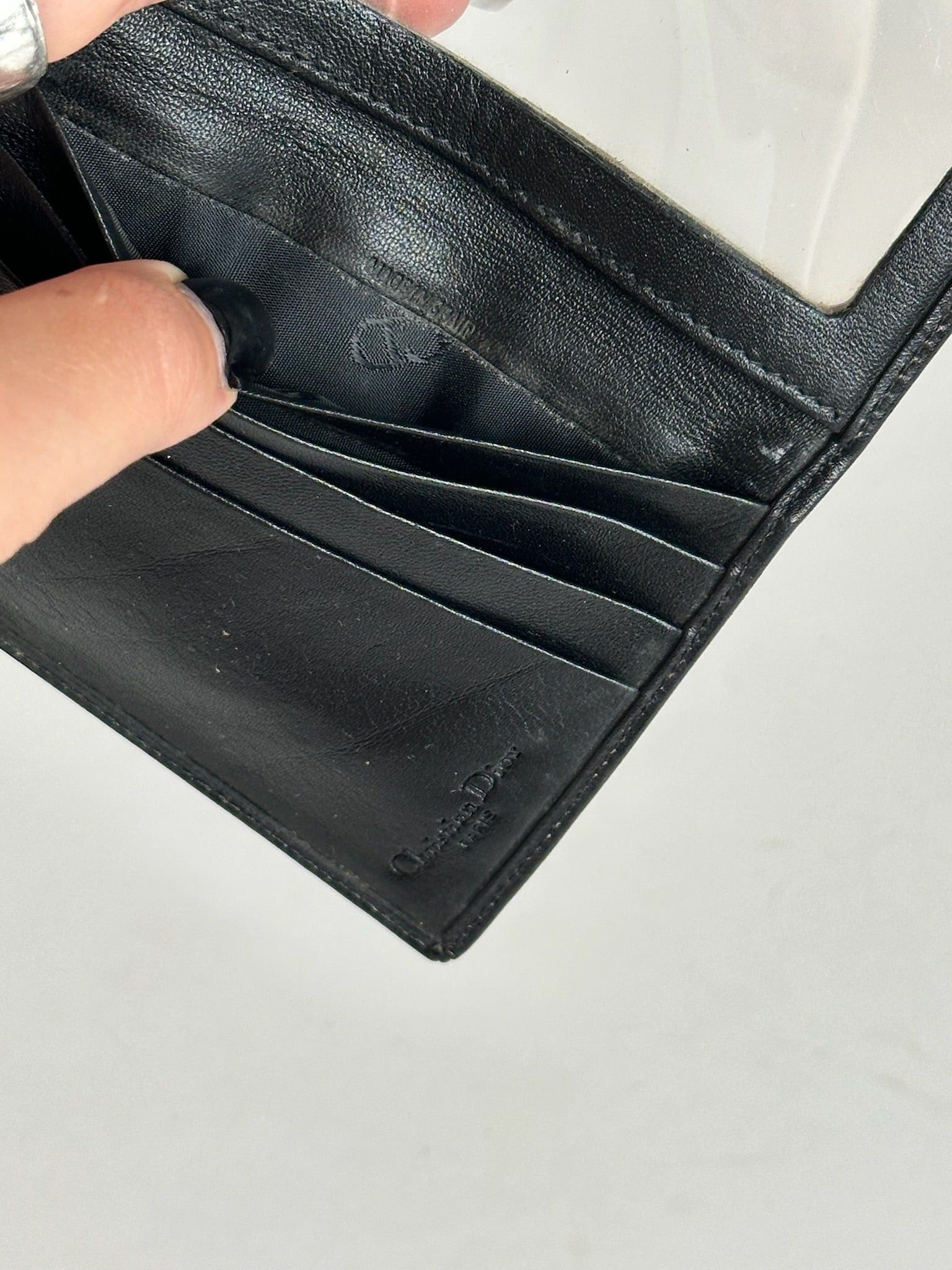 Dior Vintage leather card holder black Size ONE SIZE - 4 Thumbnail