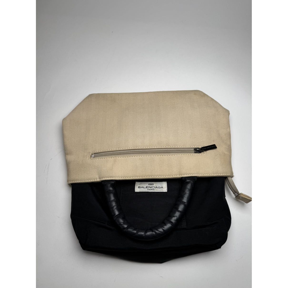 Balenciaga City Beige Cotton Handbag Size ONE SIZE - 2 Thumbnail