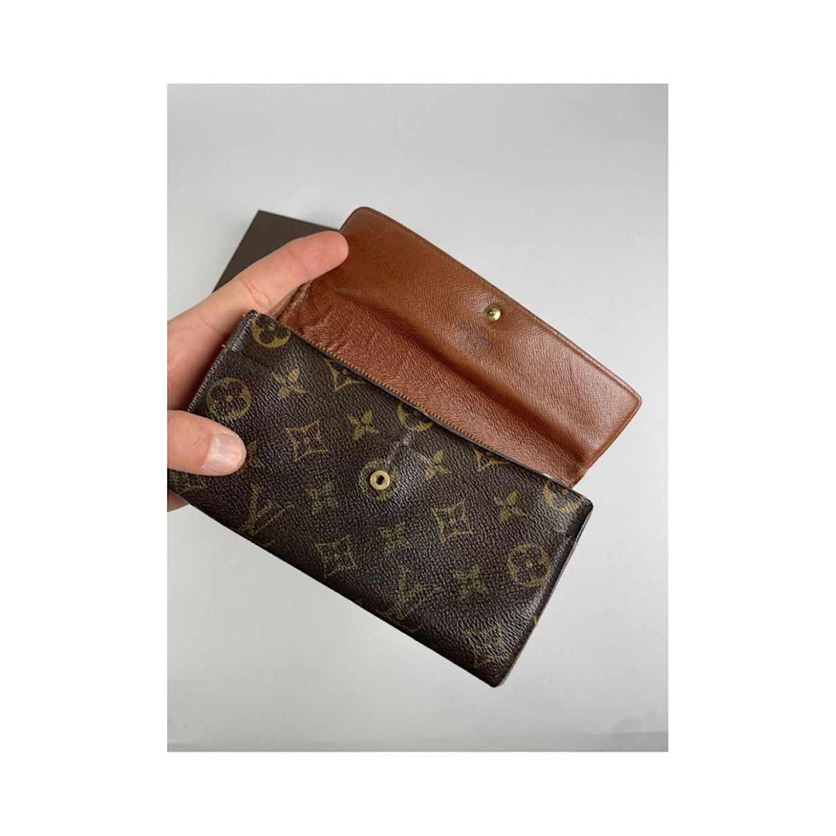 Louis Vuitton Alexandra Brown Leather Wallet Size ONE SIZE - 3 Thumbnail