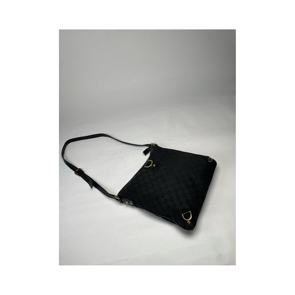 Gucci Jackie Vintage Black Leather Handbag Size ONE SIZE - 2 Thumbnail