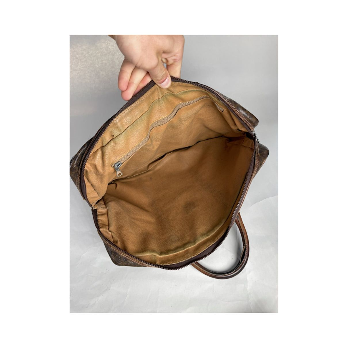 Celine SAC SEAU Brown Leather Handbag Size ONE SIZE - 2 Thumbnail
