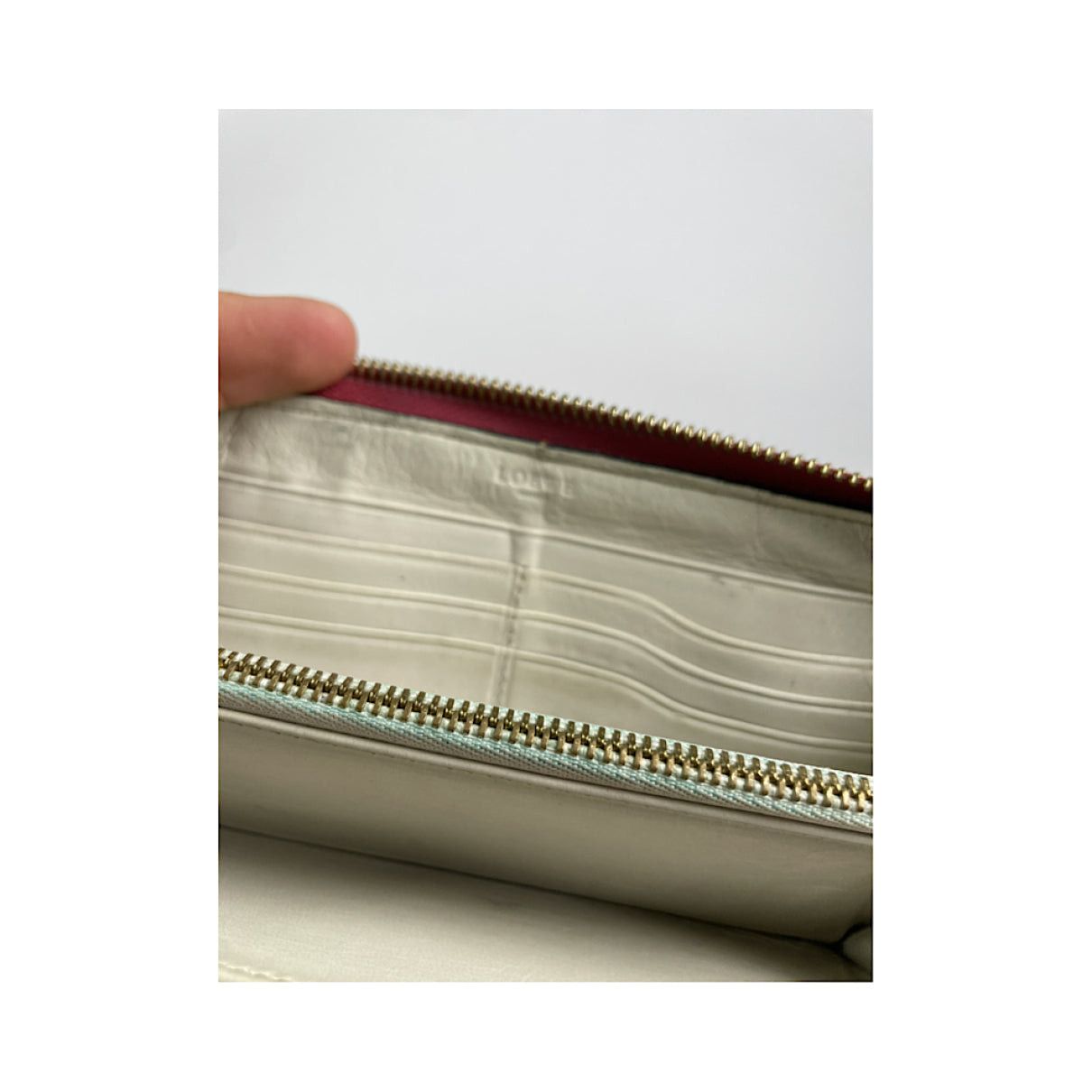 Loewe Red Cotton Wallet Size ONE SIZE - 4 Thumbnail