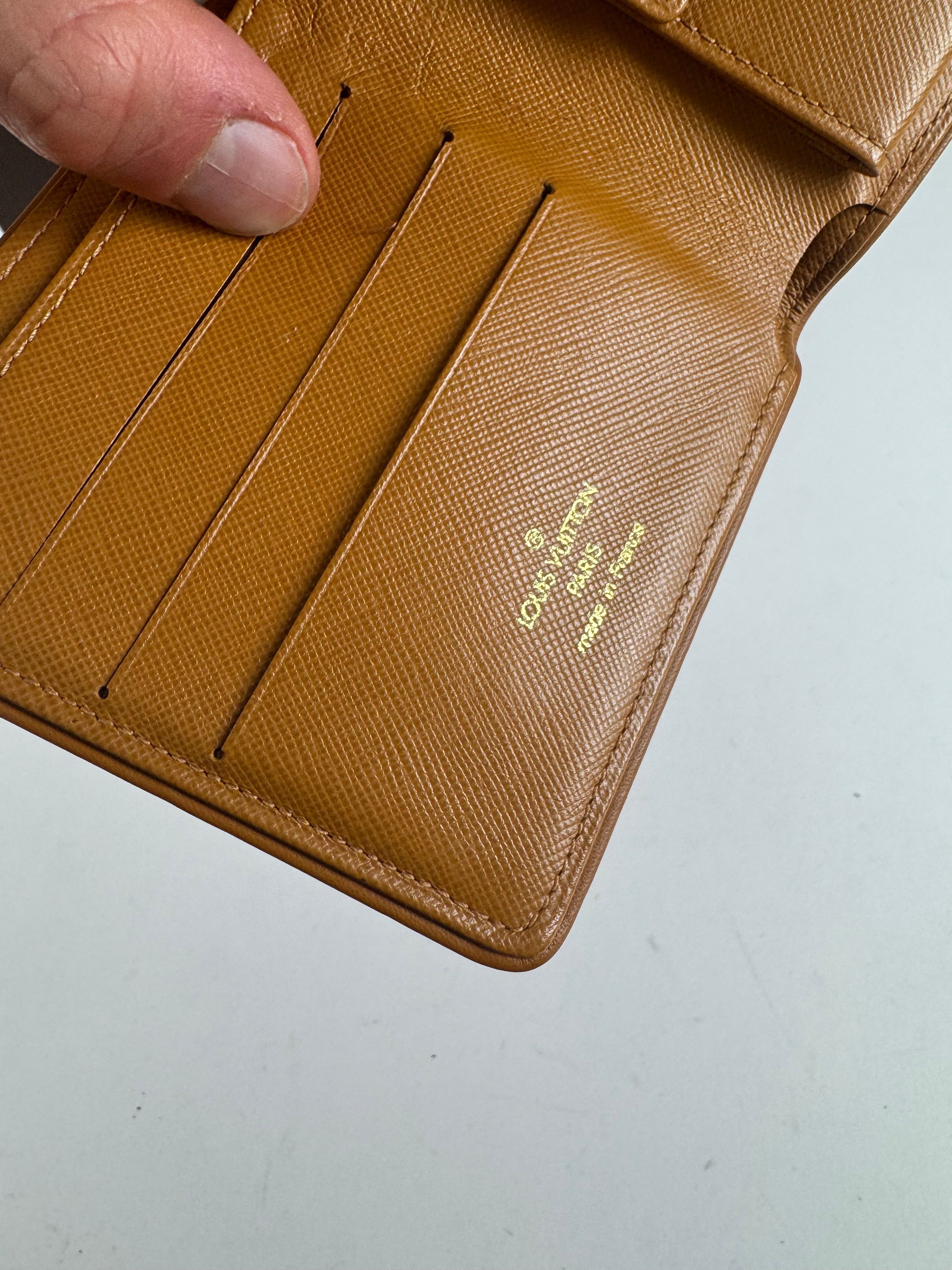 Louis Vuitton Vintage Canvas Monogram Wallet Yellow white Size ONE SIZE - 6 Thumbnail