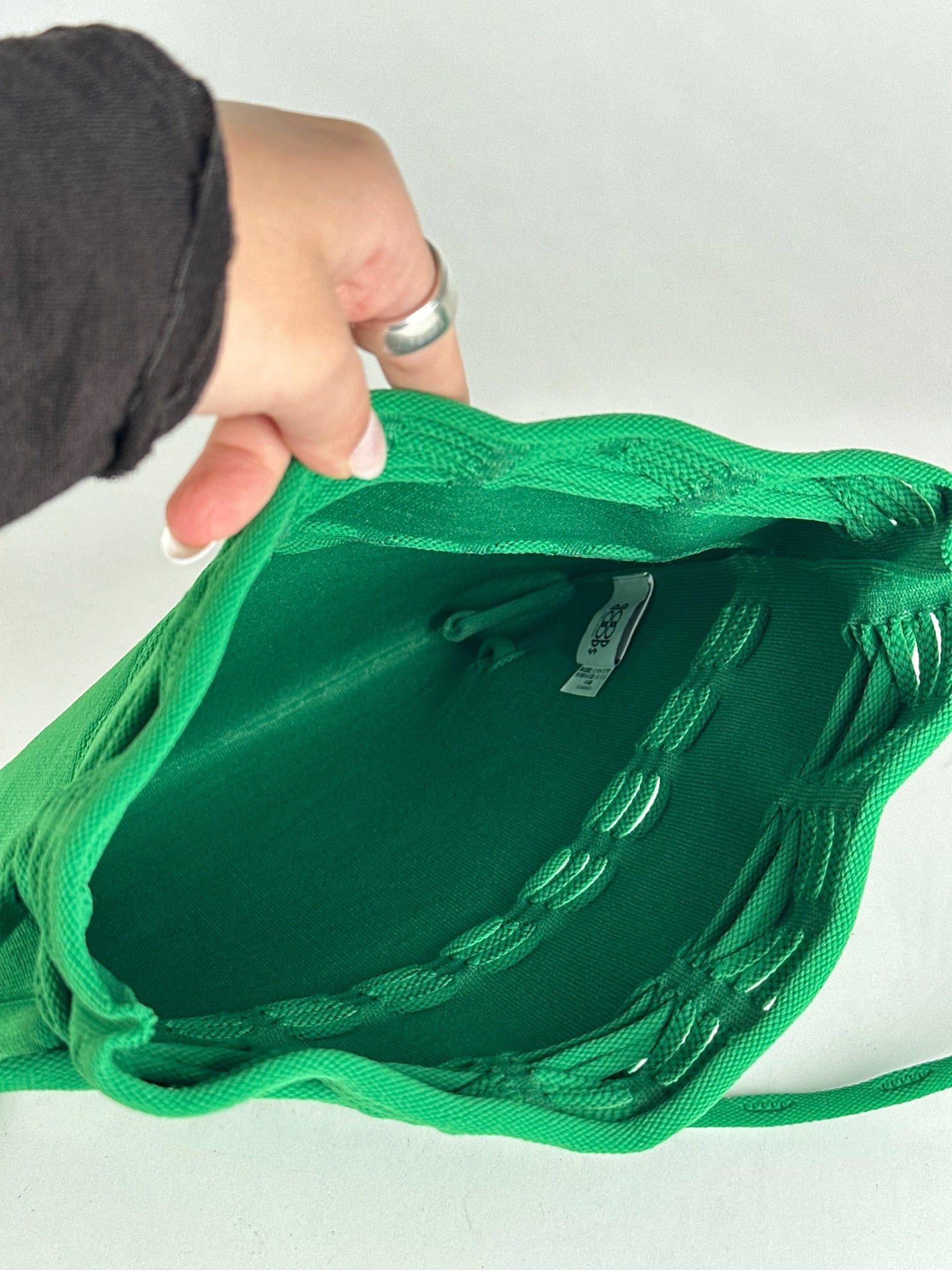 Issey Miyake Vintage Cotton Backpack green Size ONE SIZE - 6 Thumbnail