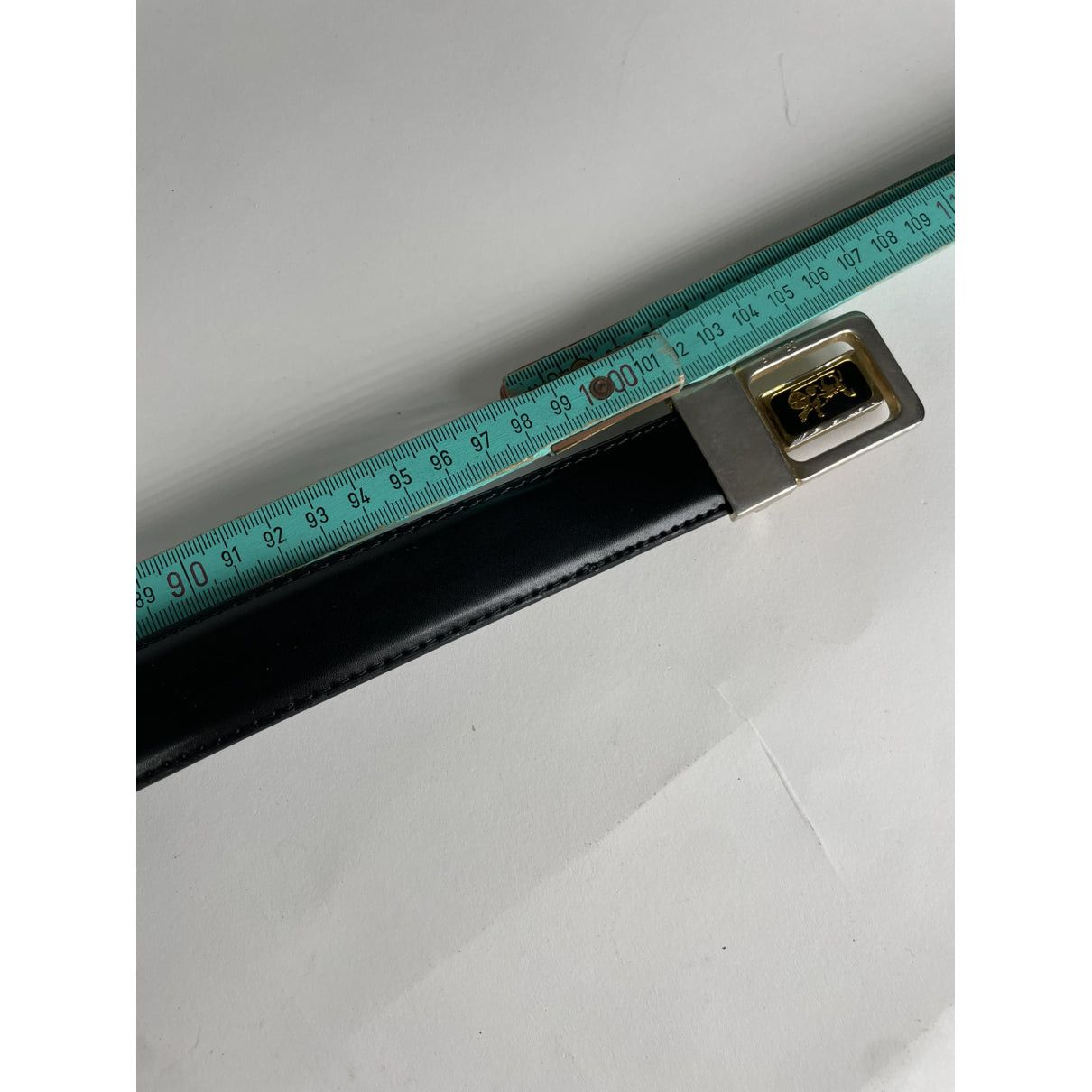 Celine Triomphe Black Leather Belt Size ONE SIZE - 4 Thumbnail