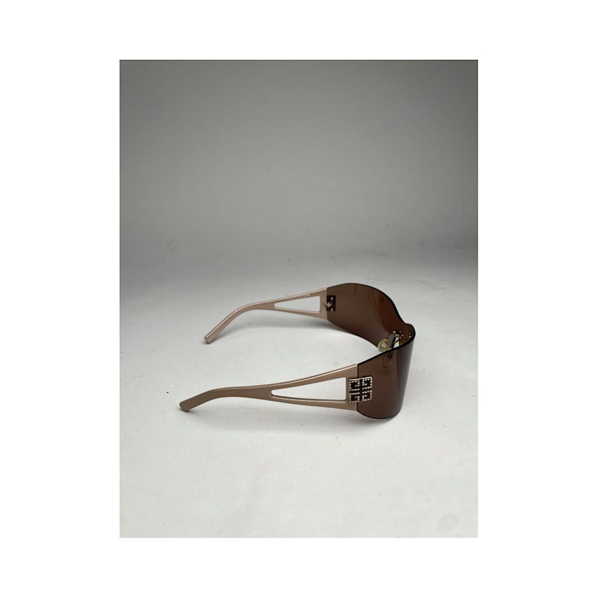 Givenchy Brown Metal Sunglasses Size ONE SIZE - 3 Thumbnail