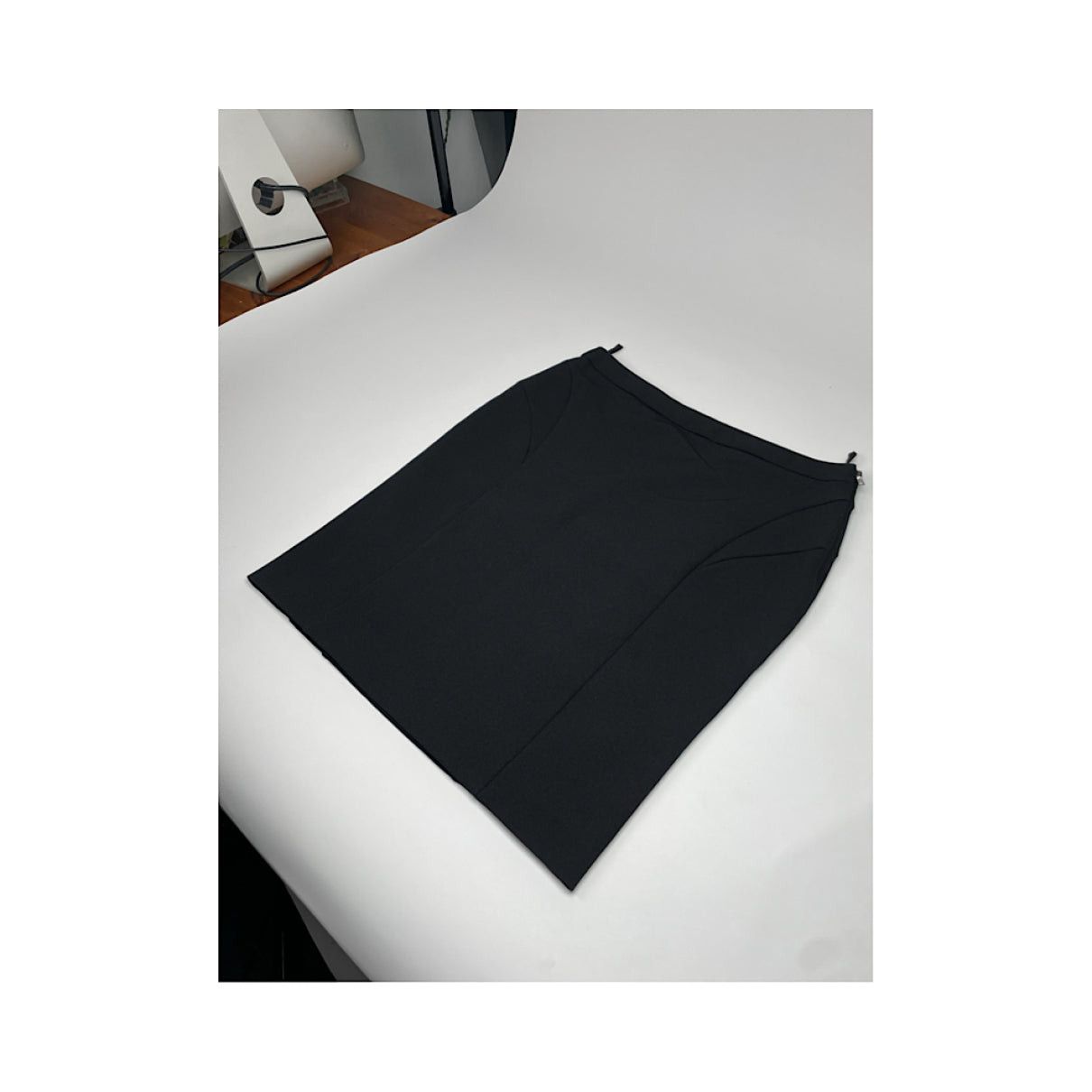 Prada Black Polyester Skirt Size 34" / US 12 / IT 48 - 3 Thumbnail