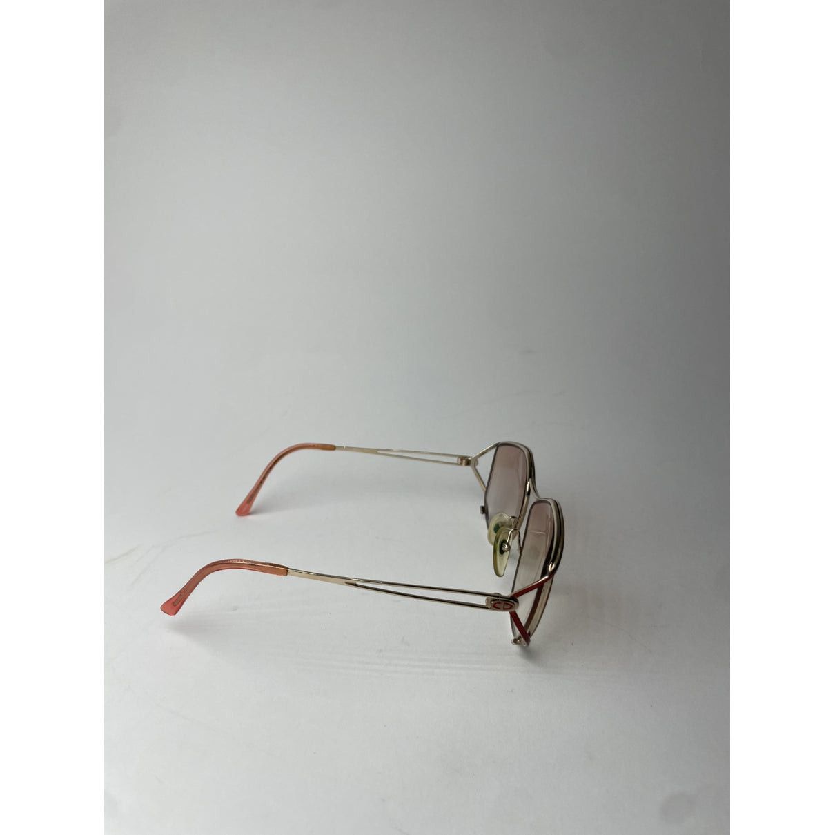Dior Pink Metal Sunglasses Size ONE SIZE - 5 Thumbnail
