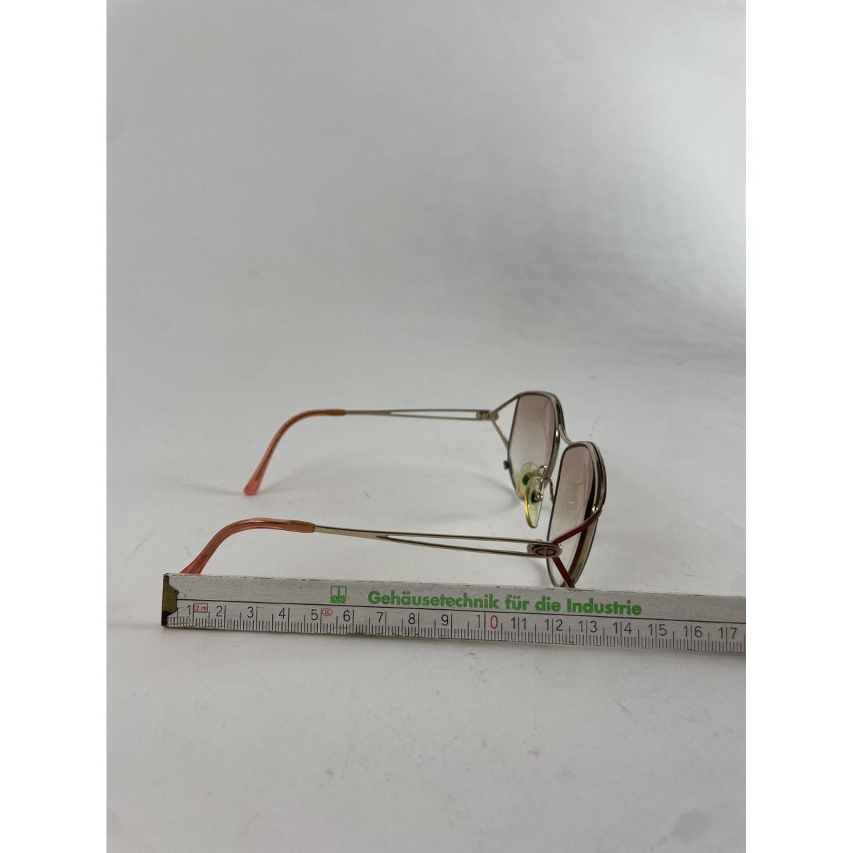 Dior Pink Metal Sunglasses Size ONE SIZE - 3 Thumbnail