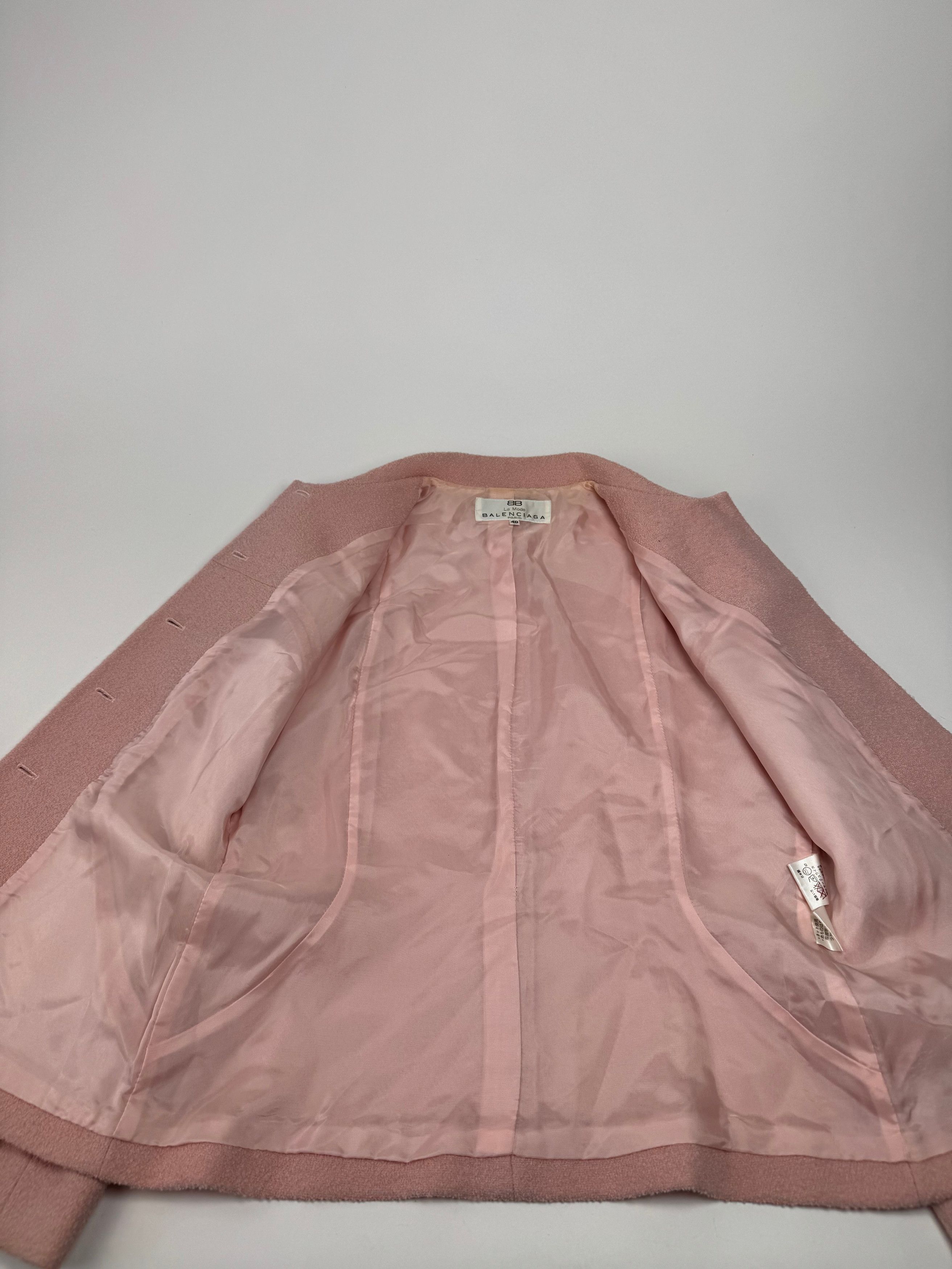 Balenciaga Vintage Wool Blazer Size S / US 4 / IT 40 - 8 Thumbnail