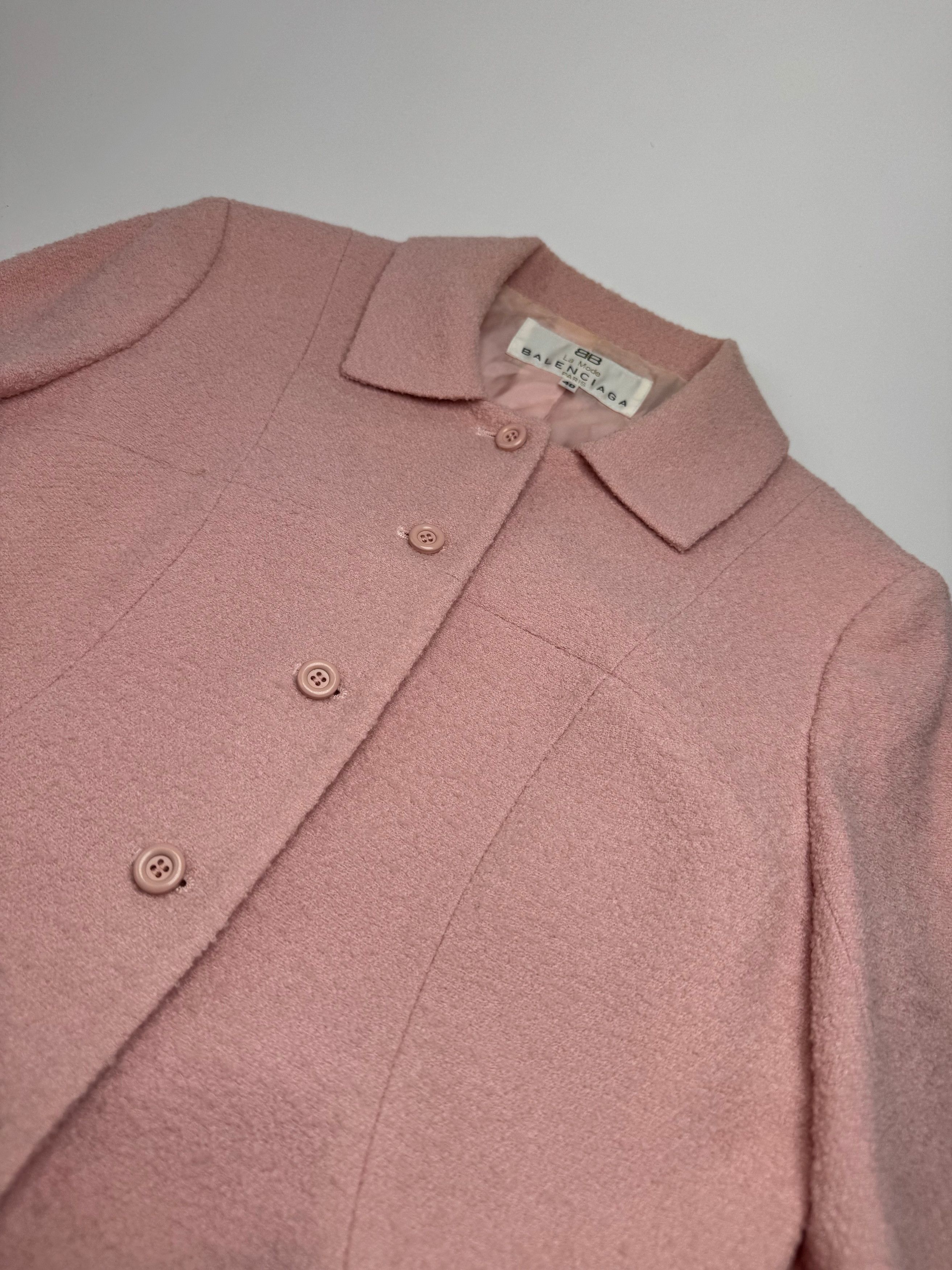 Balenciaga Vintage Wool Blazer Size S / US 4 / IT 40 - 9 Thumbnail