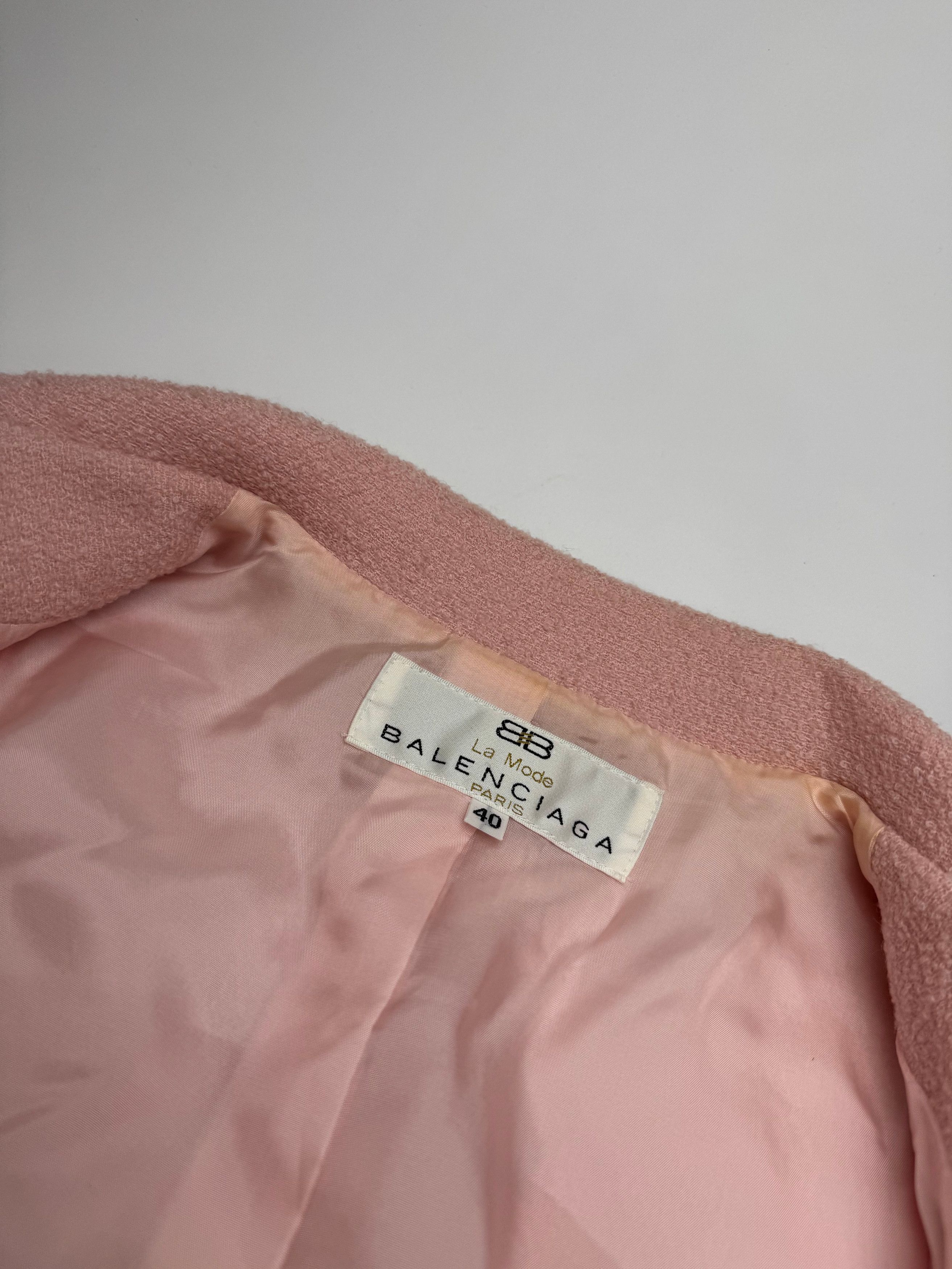 Balenciaga Vintage Wool Blazer Size S / US 4 / IT 40 - 15 Thumbnail