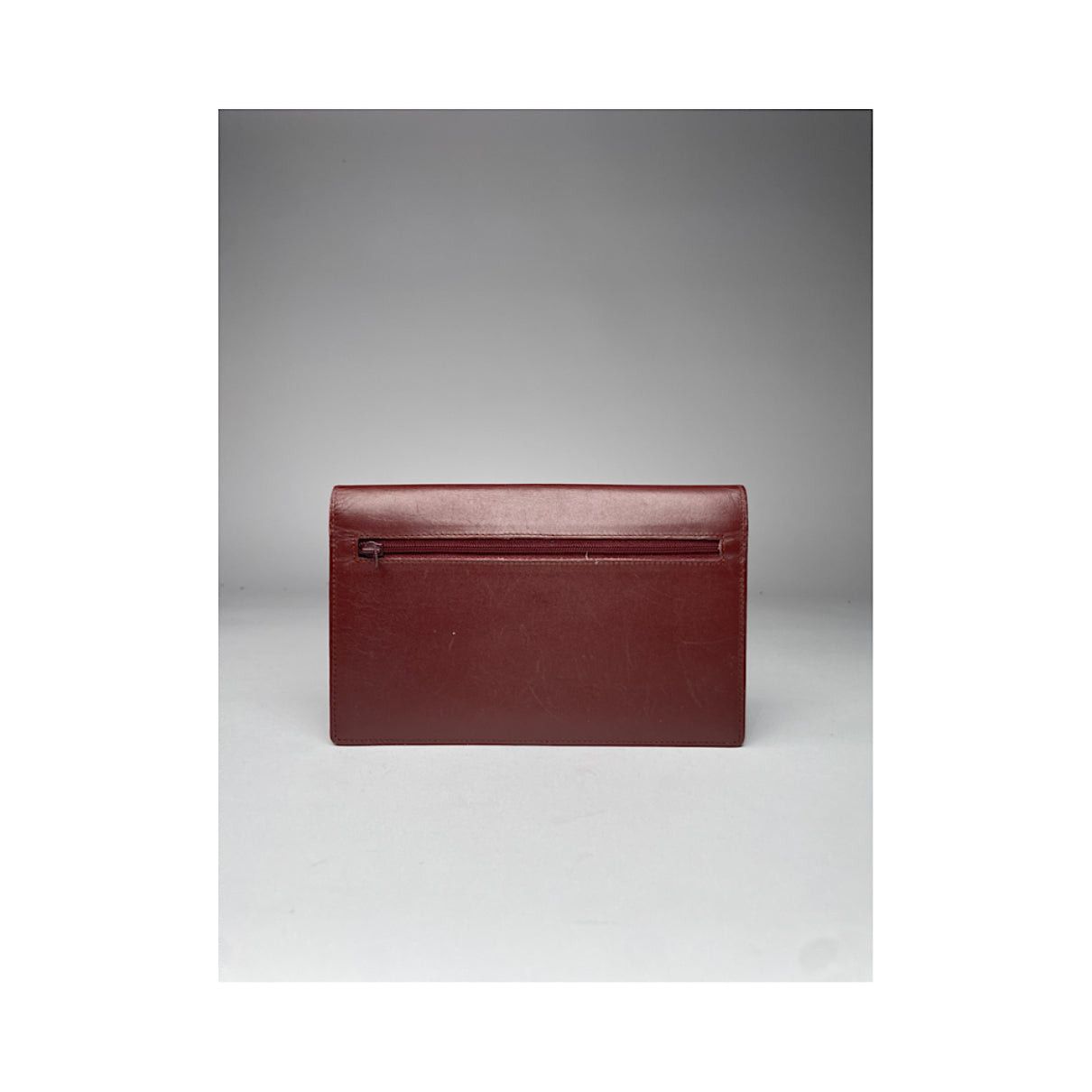 Cartier C Burgundy Patent Leather Clutch Bag Size ONE SIZE - 2 Thumbnail