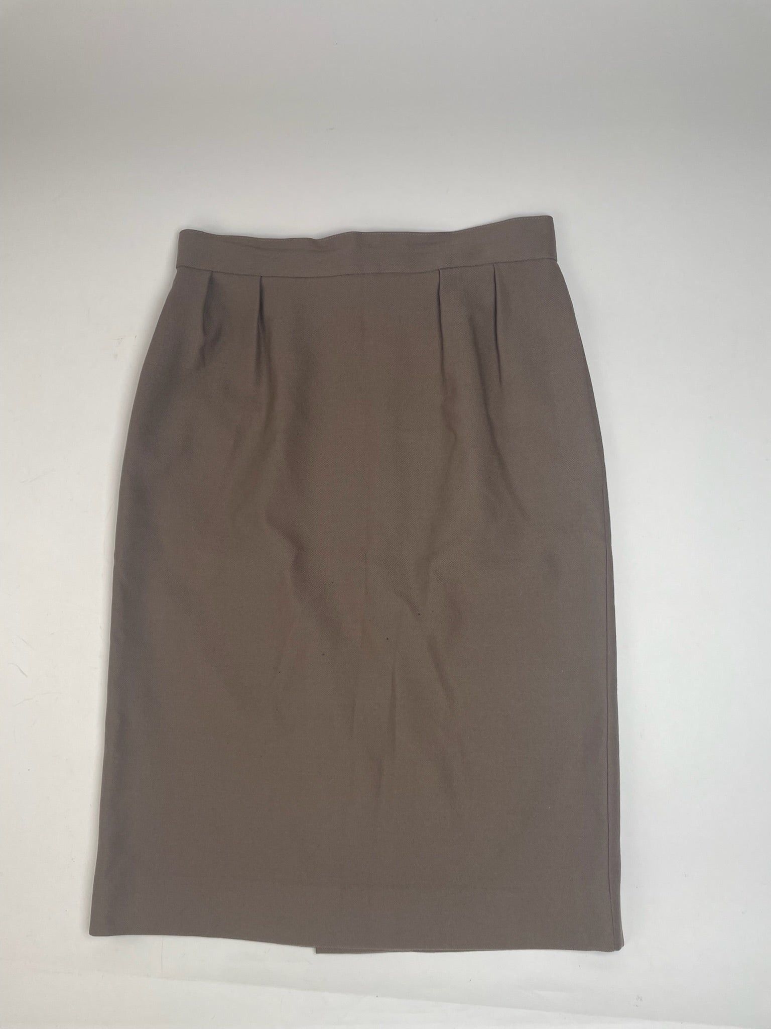 Dior Vintage Wool Skirt Brown Size 34" / US 12 / IT 48 - 9 Thumbnail