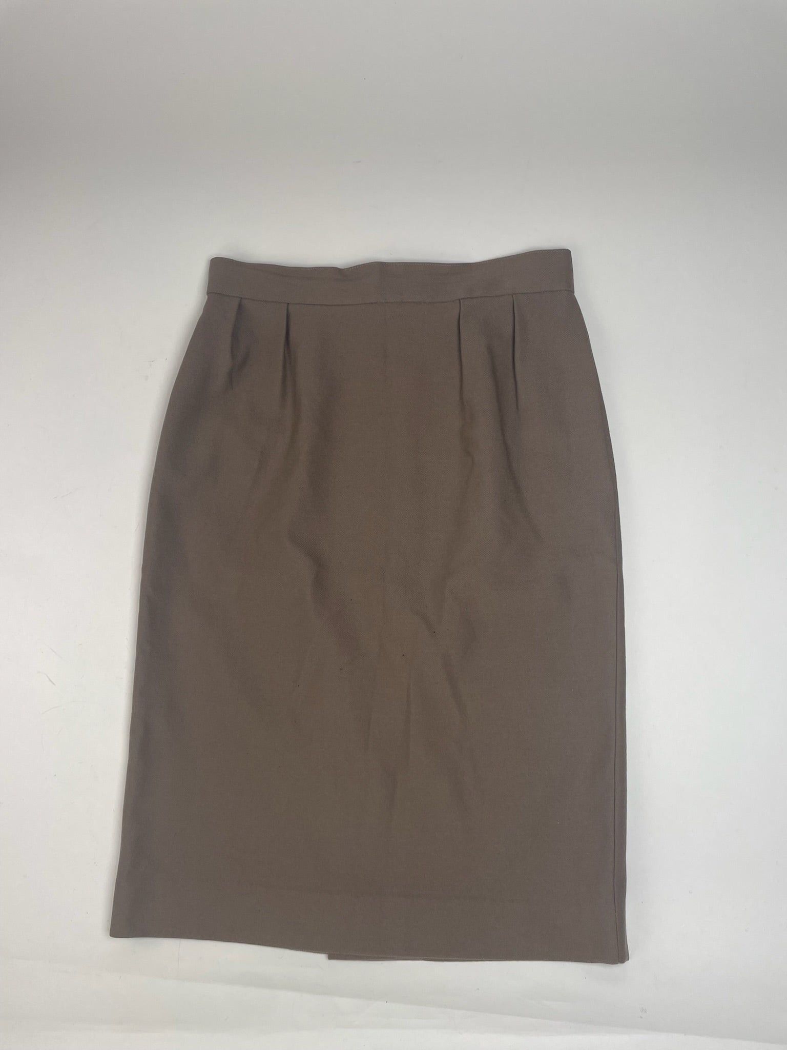 Dior Vintage Wool Skirt Brown Size 34" / US 12 / IT 48 - 4 Thumbnail