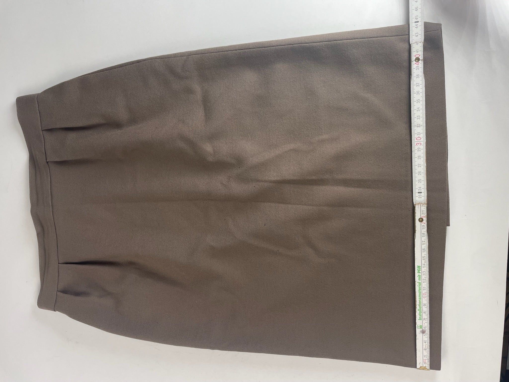 Dior Vintage Wool Skirt Brown Size 34" / US 12 / IT 48 - 10 Thumbnail