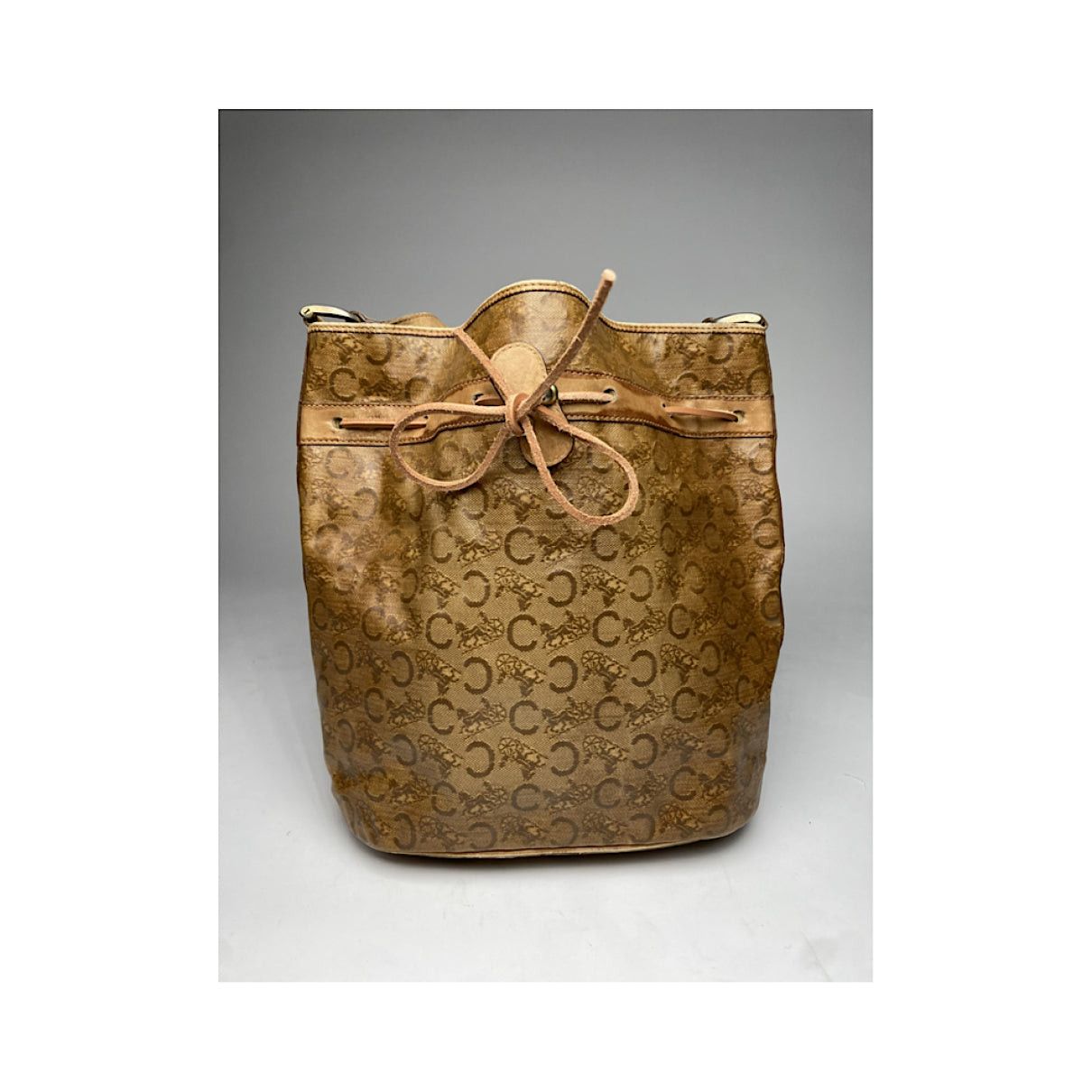 Celine SAC SEAU Brown Leather Handbag Size ONE SIZE - 4 Thumbnail