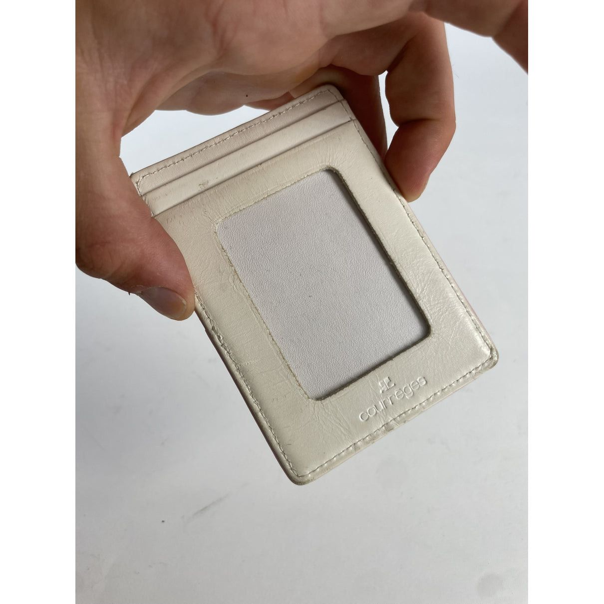 Courreges Courrèges White Leather Purse Size ONE SIZE - 3 Thumbnail