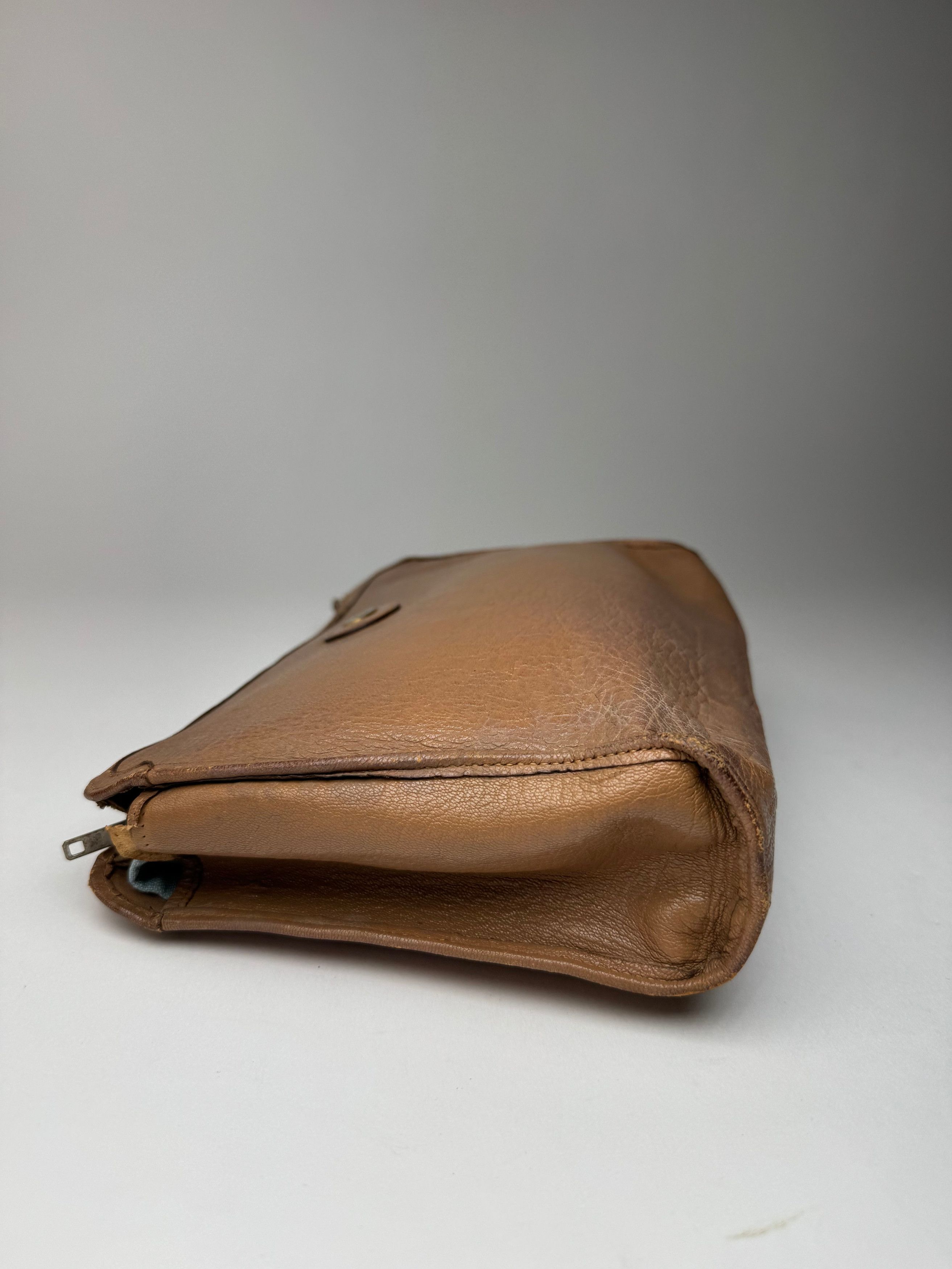 Celine Vintage Paris leather clutch brown Size ONE SIZE - 10 Thumbnail