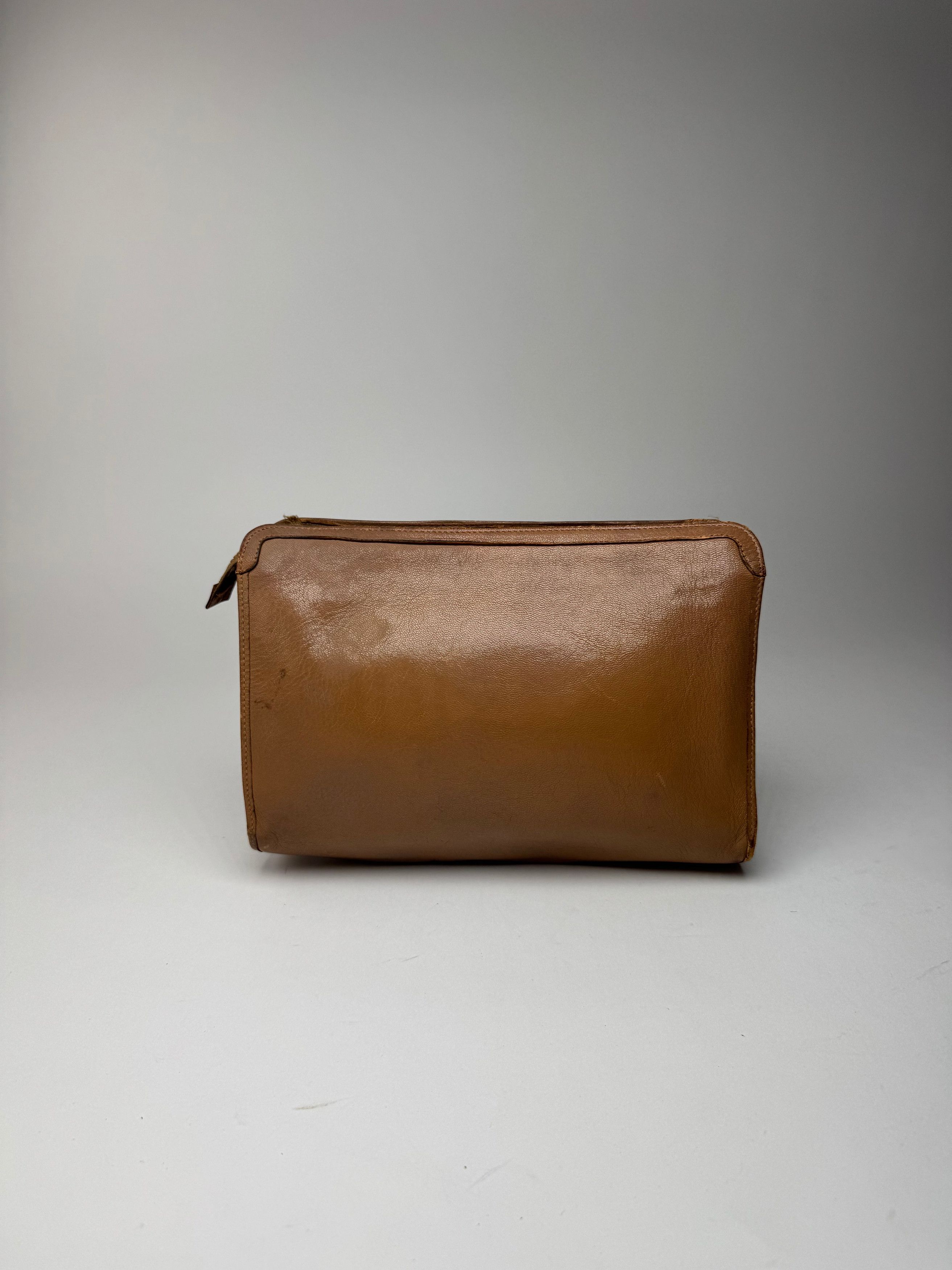 Celine Vintage Paris leather clutch brown Size ONE SIZE - 12 Thumbnail