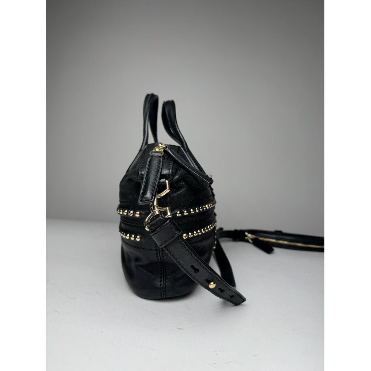 Givenchy Nightingale Black Leather Handbag Size ONE SIZE - 3 Thumbnail