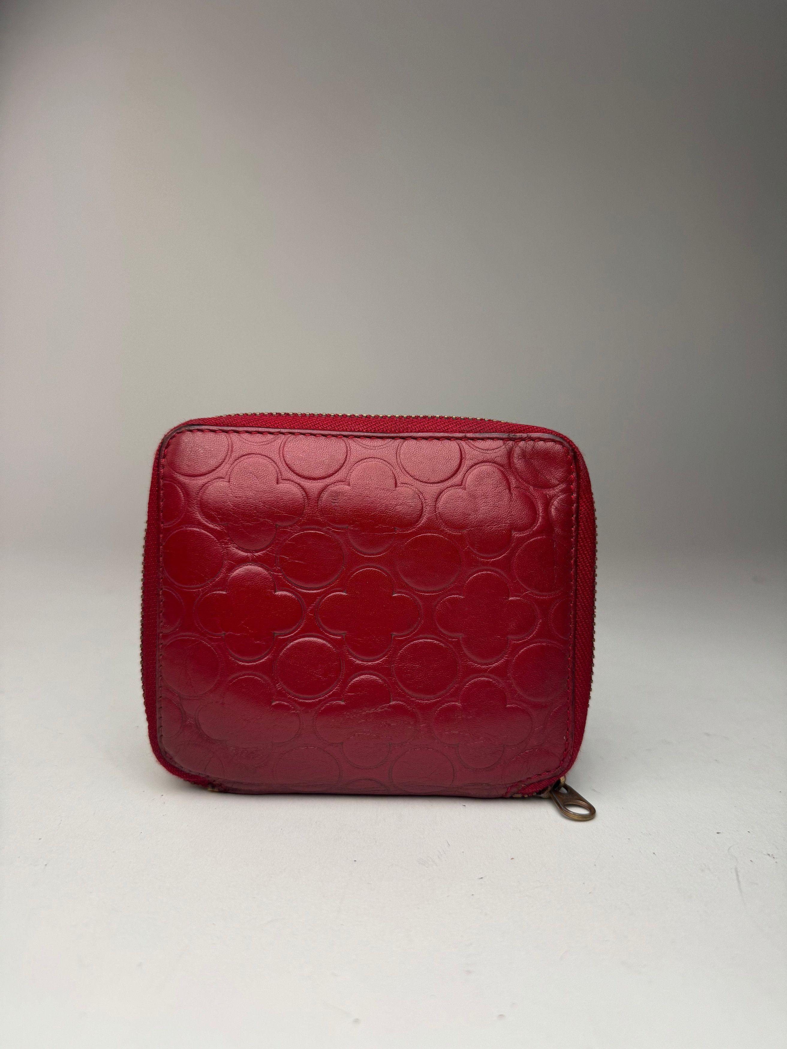 Comme des Garcons Vintage Comme Des Garçons Zippy Leather wallet red Size ONE SIZE - 2 Thumbnail