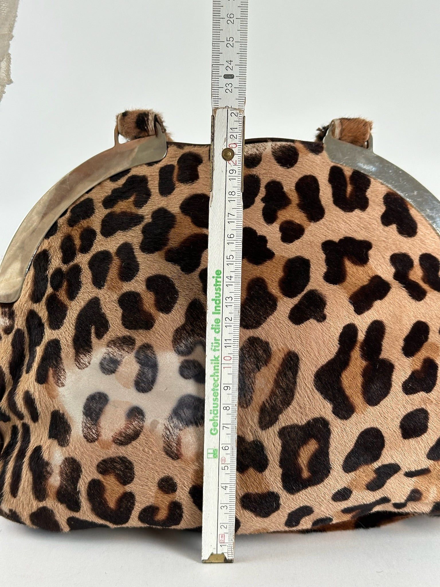Marni Vintage Leopard fur 2way bag brown Size ONE SIZE - 9 Thumbnail