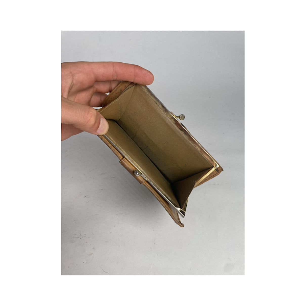 Celine Triomphe Beige Leather Wallet Size ONE SIZE - 5 Thumbnail