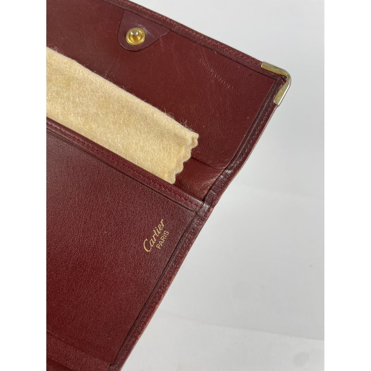 Cartier Burgundy Patent Leather Wallet Size ONE SIZE - 5 Thumbnail