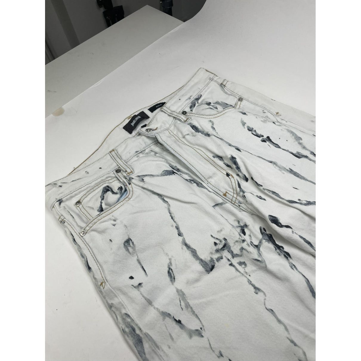 Just Cavalli White Cotton Jean Size 42" / US 20 - 3 Thumbnail