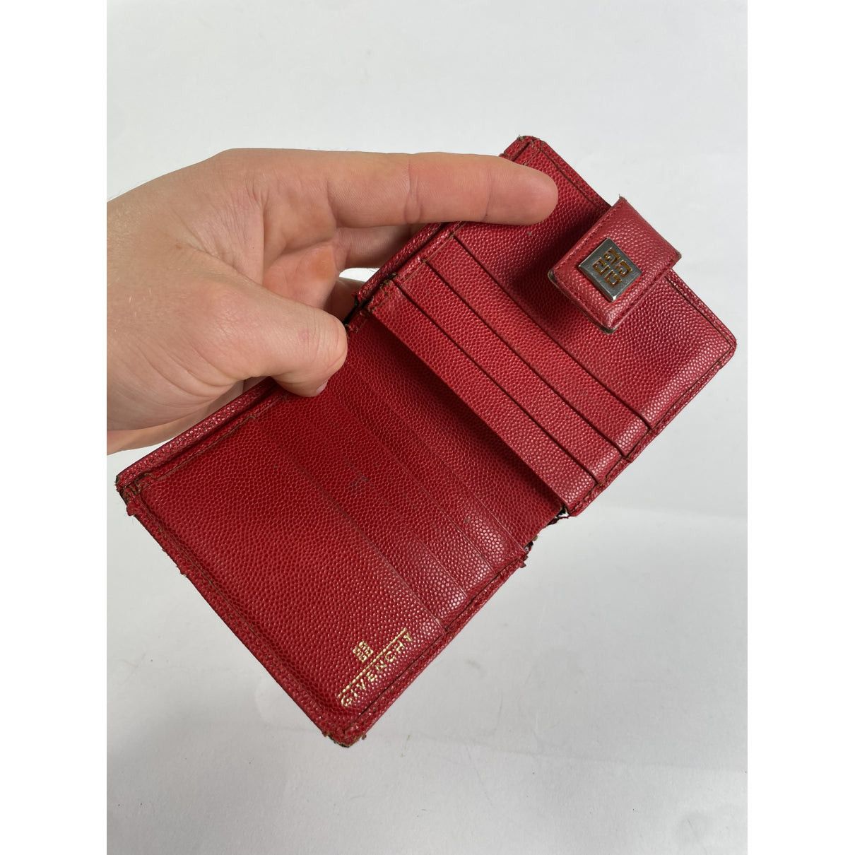 Givenchy Red Leather Wallet Size ONE SIZE - 4 Thumbnail