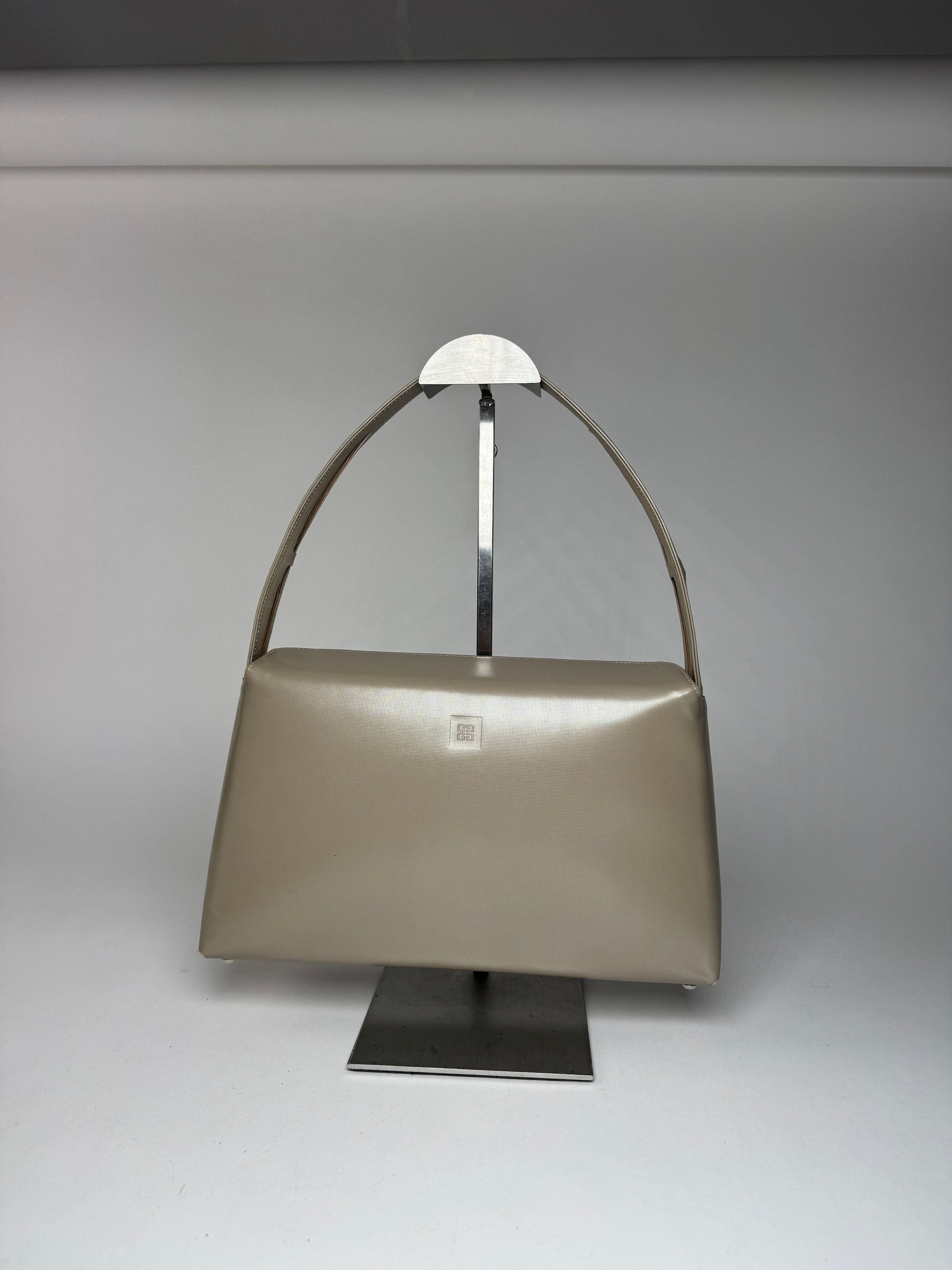 Givenchy Vintage 4G Patent Leather Bag Grey Brown Size ONE SIZE - 7 Thumbnail