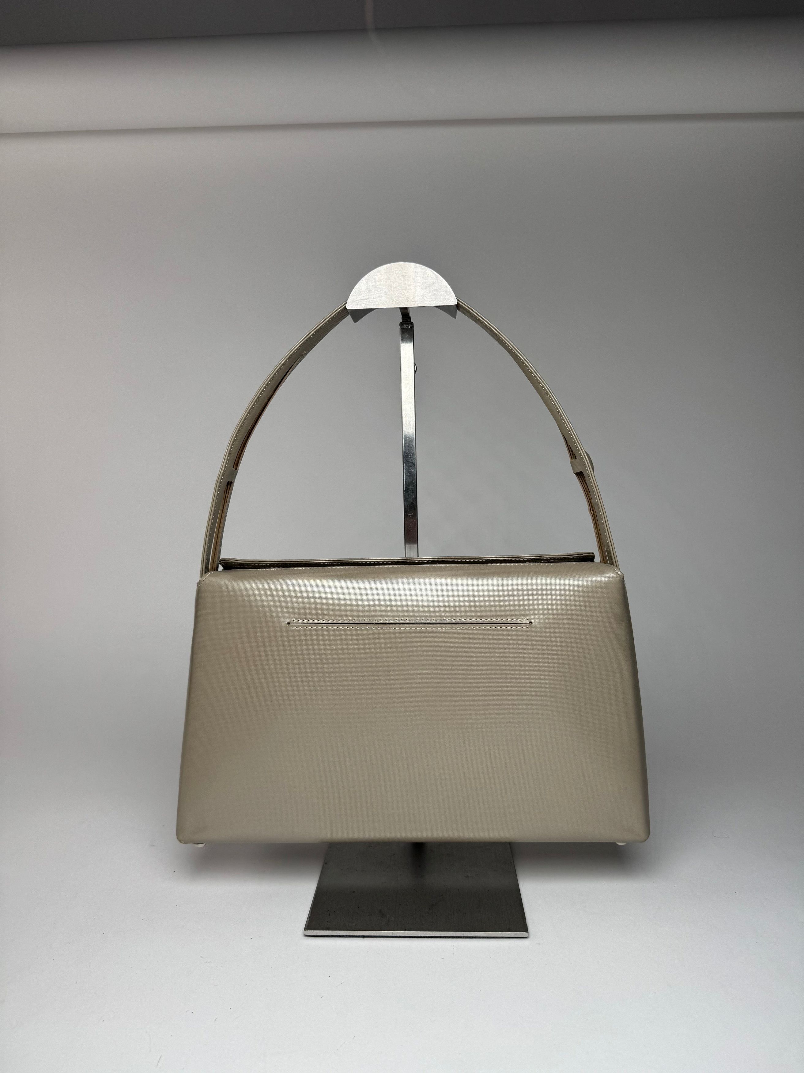 Givenchy Vintage 4G Patent Leather Bag Grey Brown Size ONE SIZE - 14 Thumbnail