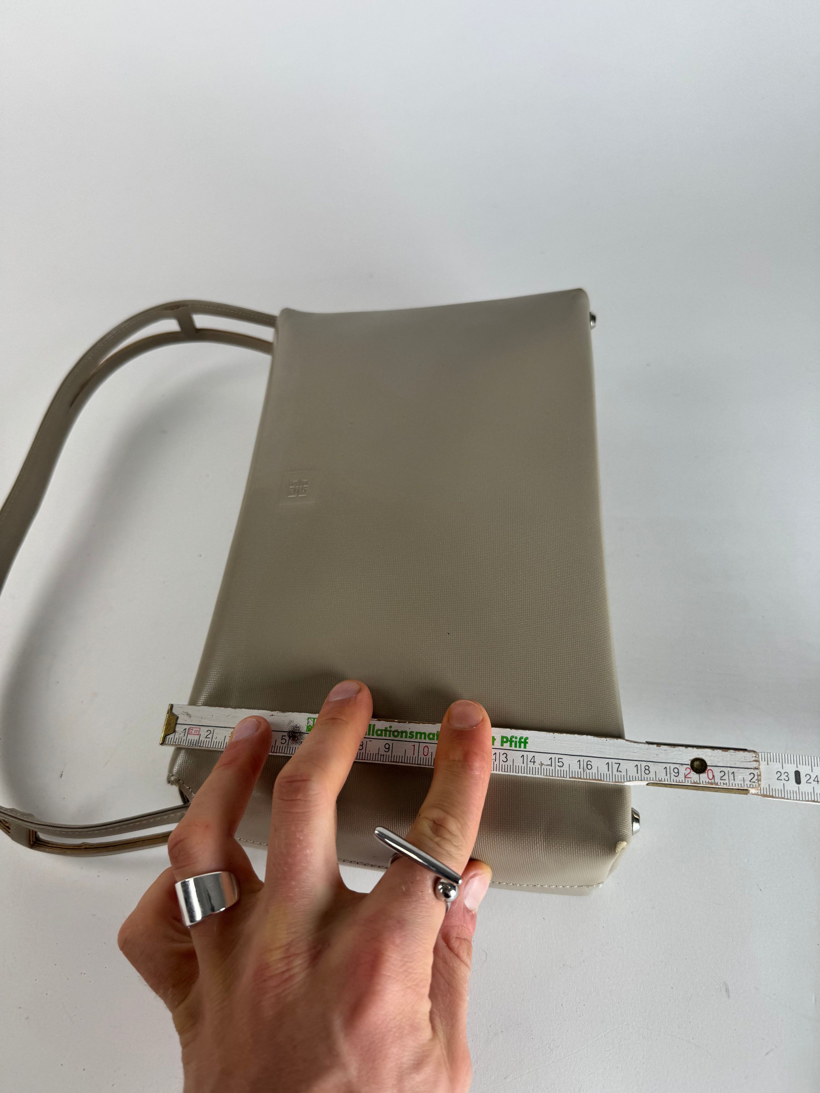 Givenchy Vintage 4G Patent Leather Bag Grey Brown Size ONE SIZE - 11 Thumbnail