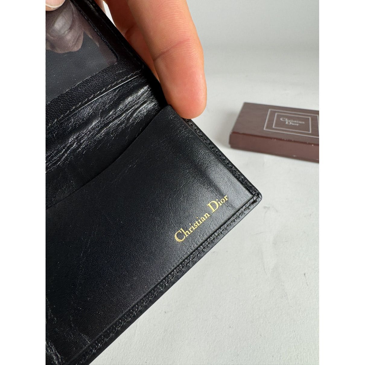 Dior Black Leather Purse Size ONE SIZE - 4 Thumbnail