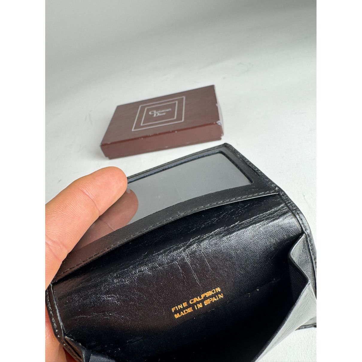 Dior Black Leather Purse Size ONE SIZE - 5 Thumbnail